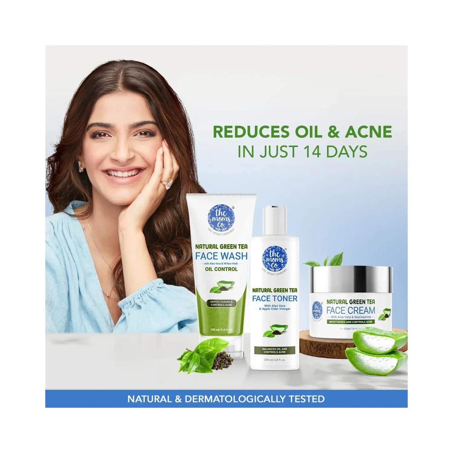 The Mom's Co. Natural Green Tea Night Gel (50g)