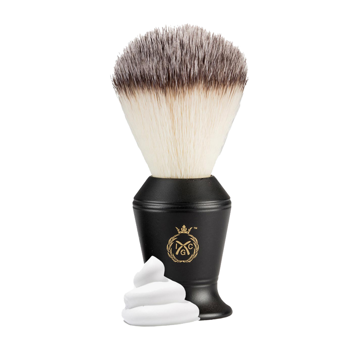 India Grooming Club Royale Matte Black Shaving Brush (1Pc)