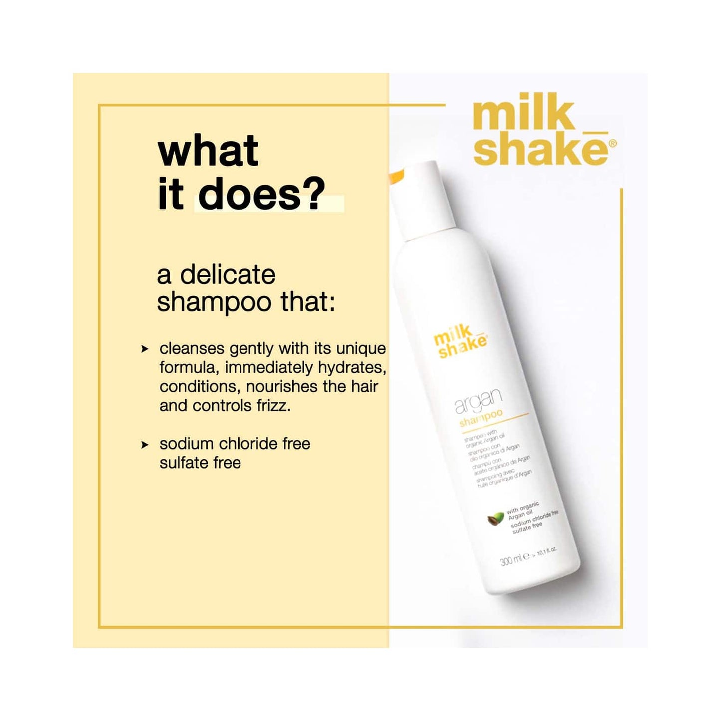 Milk Shake Argan Shampoo (300ml)