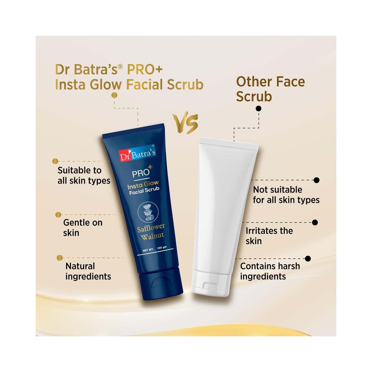Dr Batra's Pro Insta Glow Facial Scrub (100g)