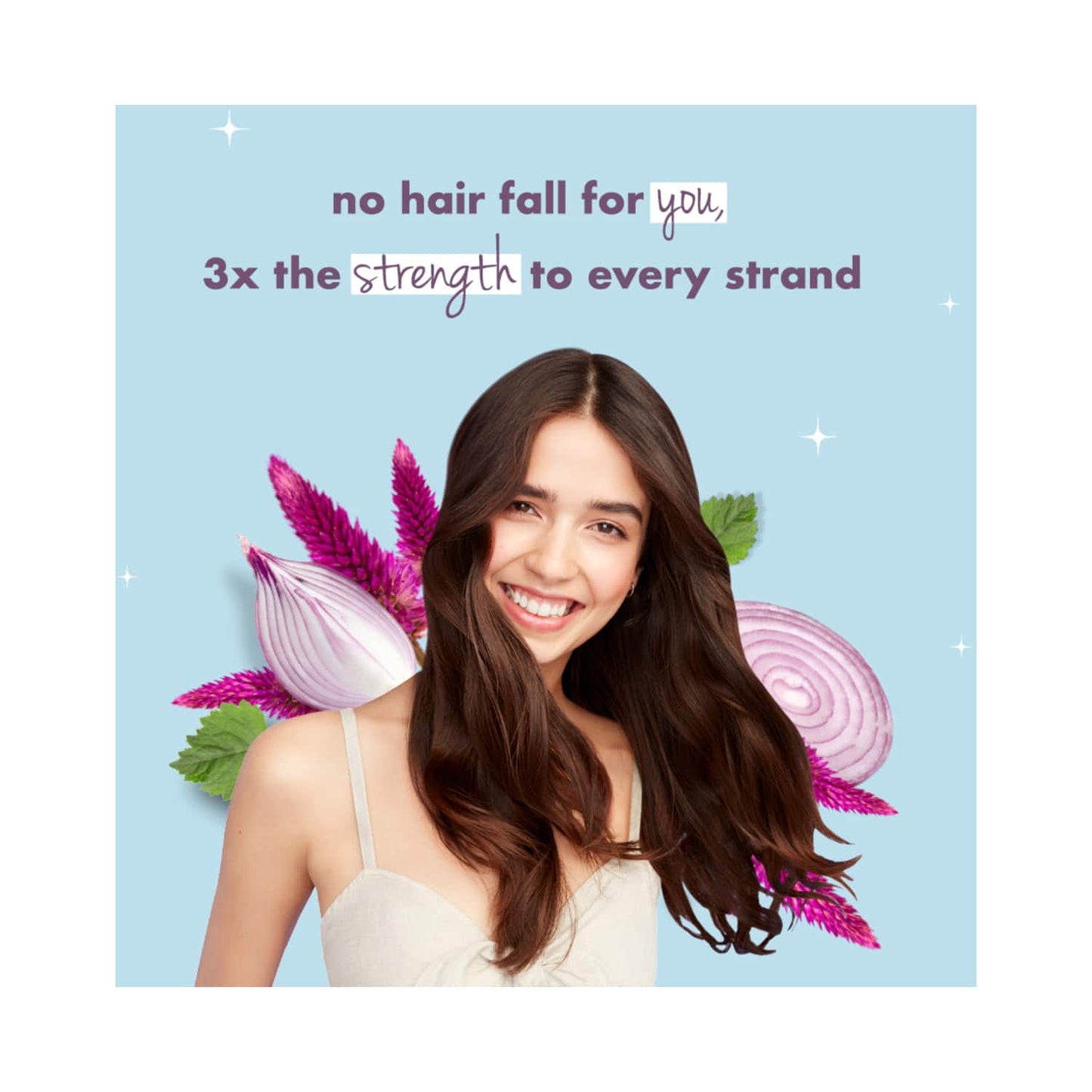 Love Beauty & Planet Onion Black Seed & Patchouli Hair Fall Control Sulphate Free Shampoo (200 ml)