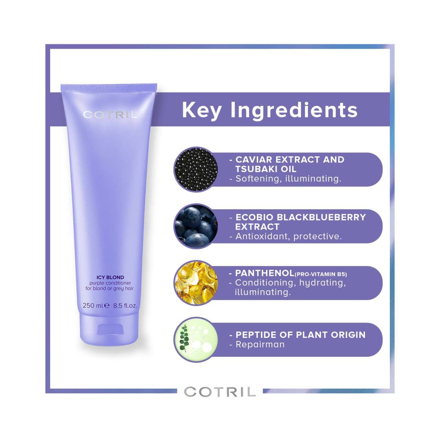 COTRIL Icy Blond Purple Conditioner (250 ml)