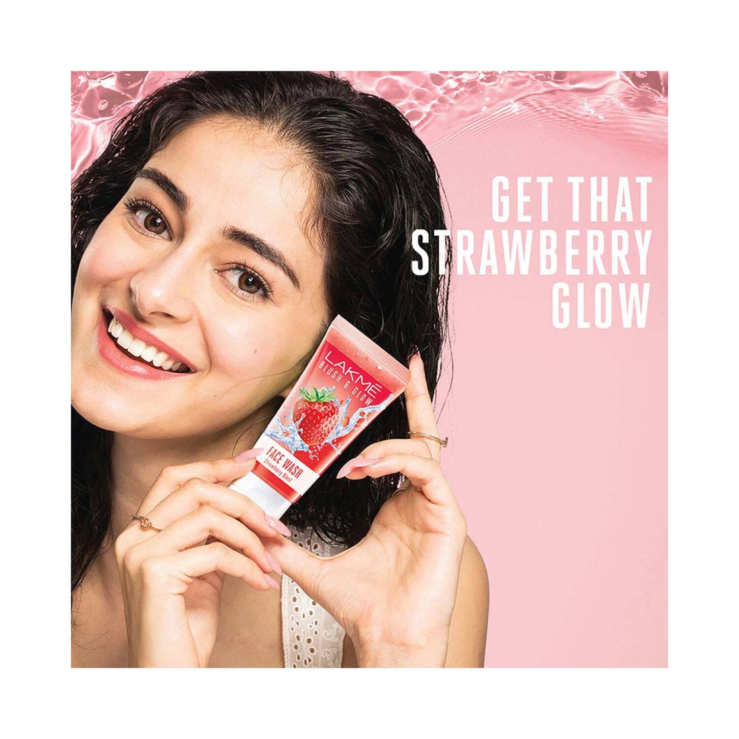 Lakme Blush And Glow Strawberry Blast Gel Face Wash (150g)