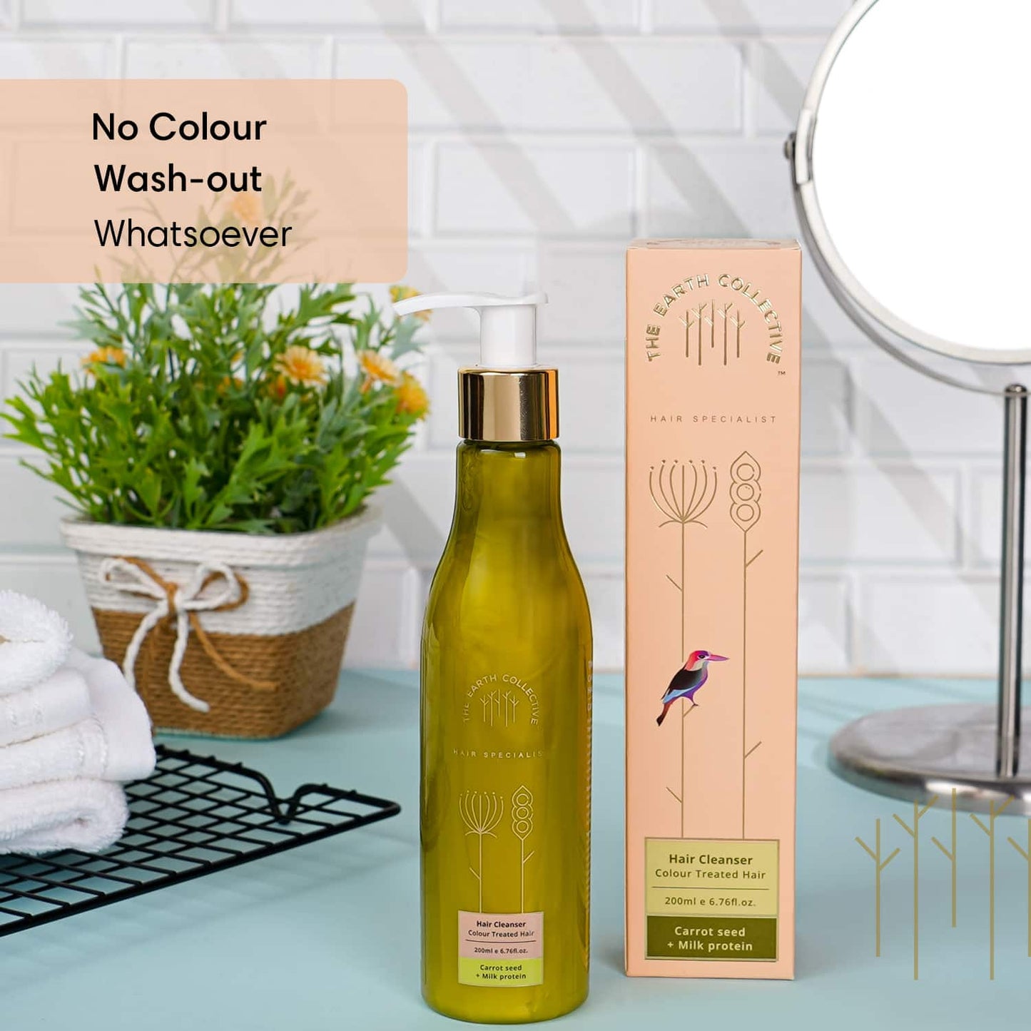 The Earth Collective Hair Cleanser For Color Treated Hair (200 ml)