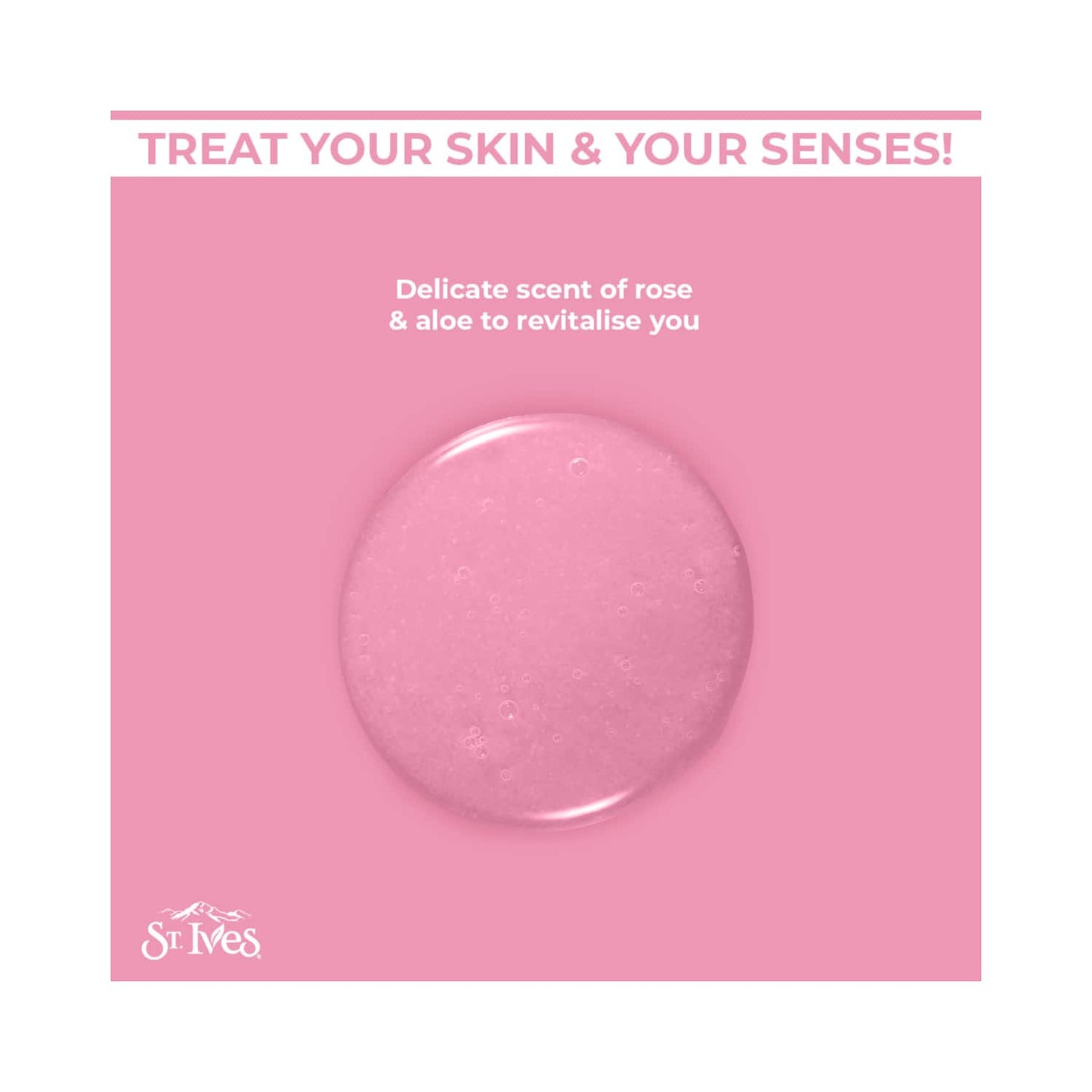 St. Ives Refreshing Rose Water & Aloe Vera Shower Gel (650ml)