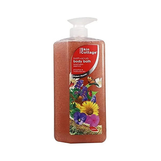 SKIN COTTAGE Floral Fusion Essence Body Bath + Scrub (1000ml)