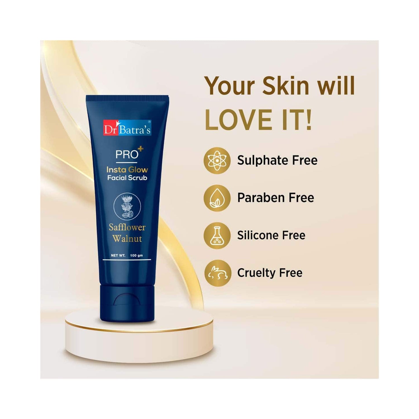 Dr Batra's Pro Insta Glow Facial Scrub (100g)