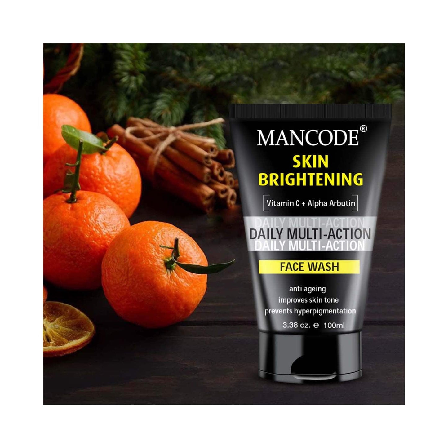 Mancode Skin Brightening Face Wash For Men (100 ml)