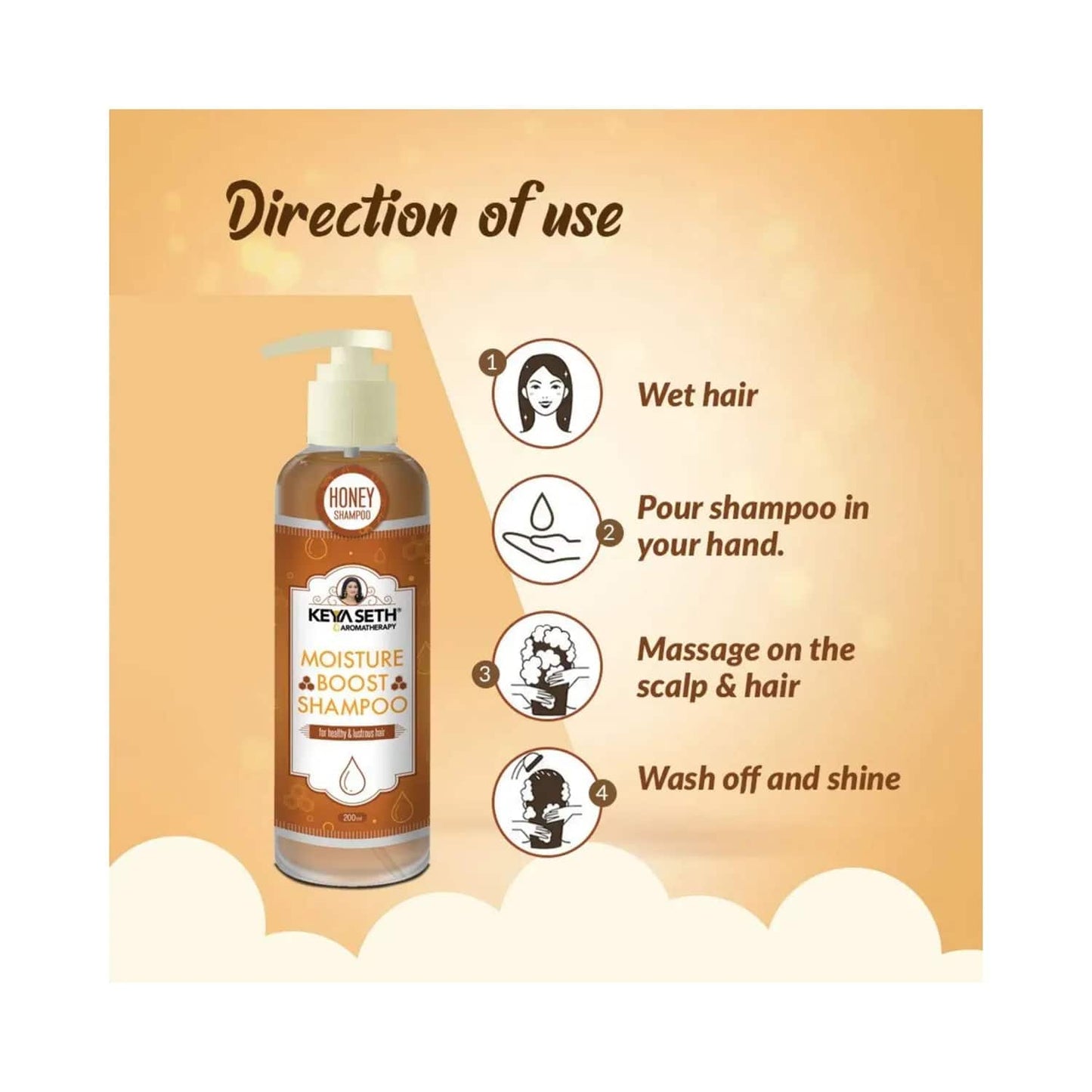 Keya Seth Aromatherapy Moisture Boost Shampoo (200ml)