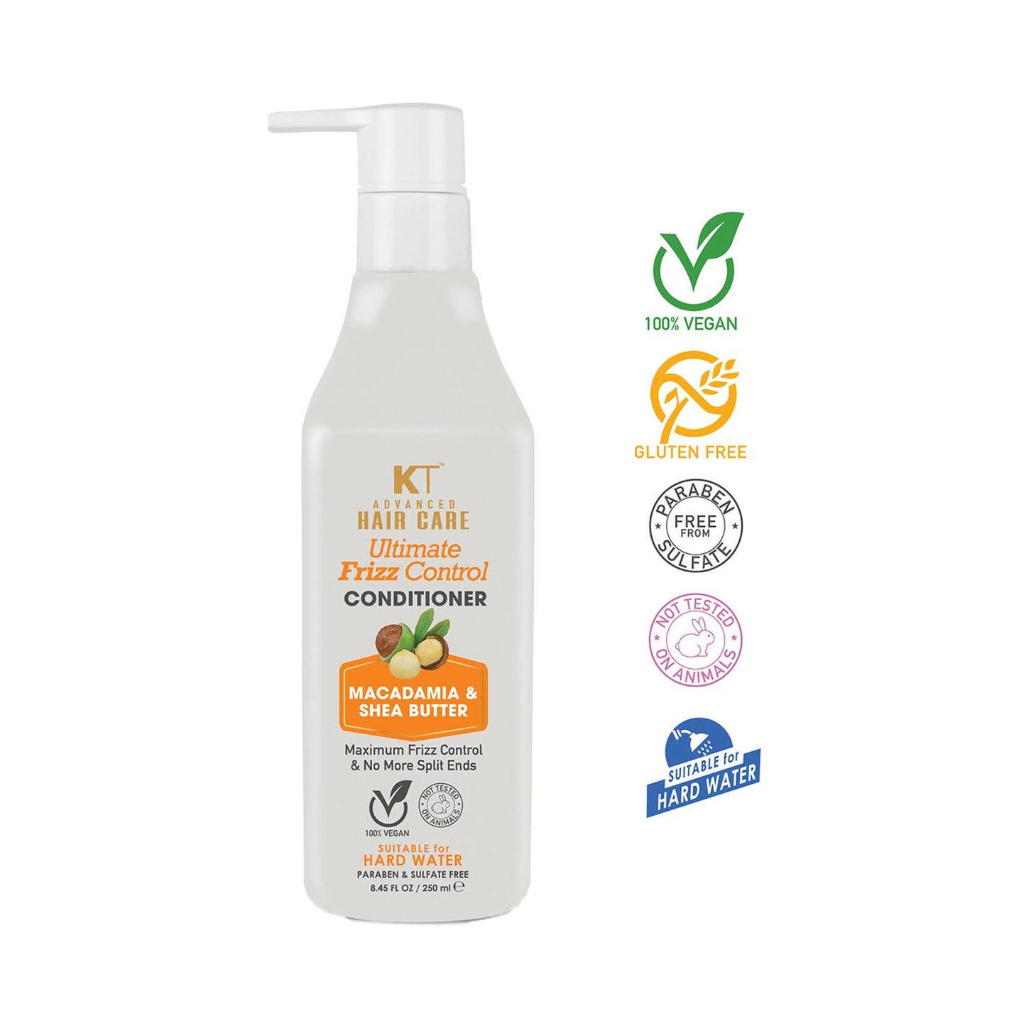 KT Professional Advanced Hair Care Ultimate Frizz Control Conditioner (250ml)