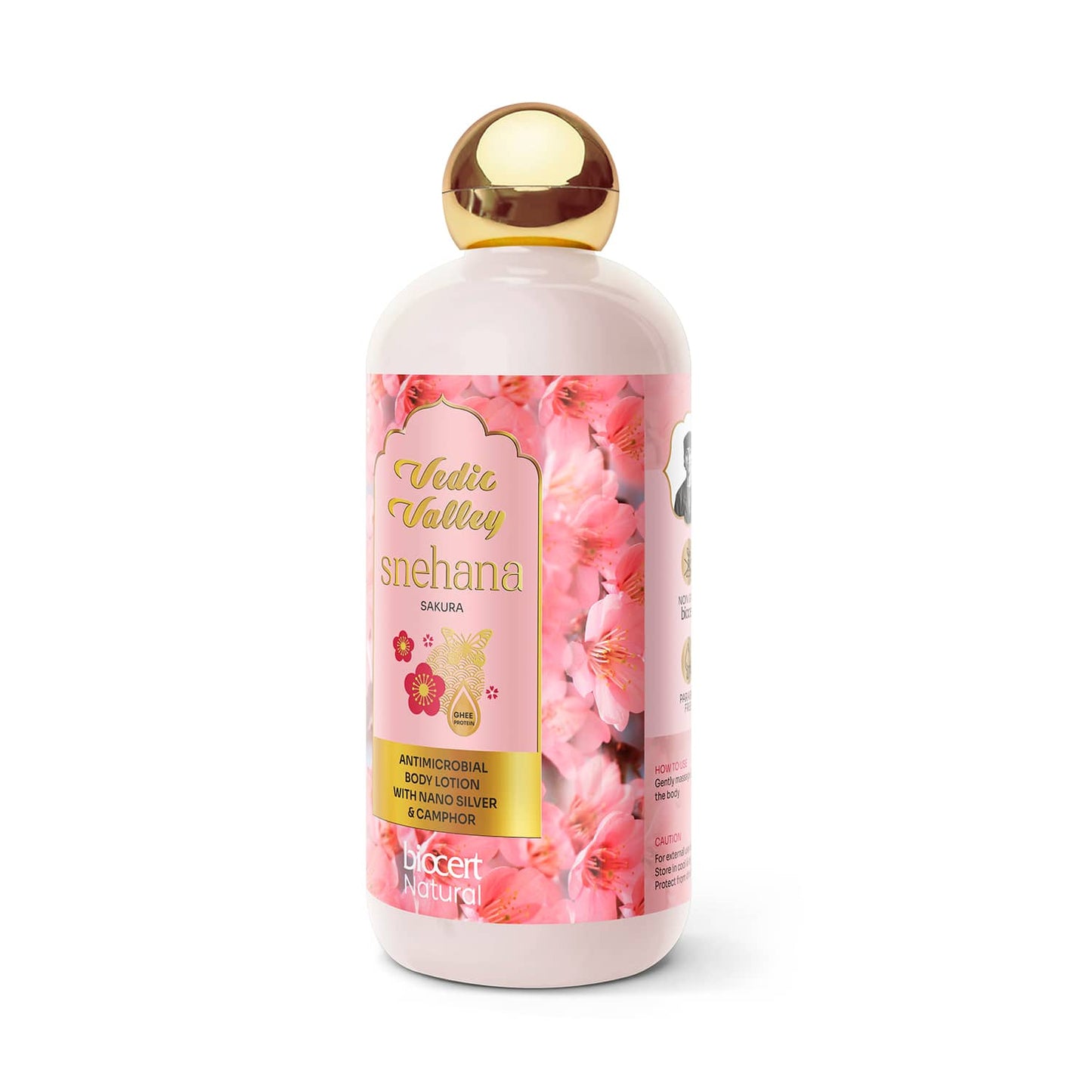 Vedic Valley Sakura Natural Body Lotion - (300ml)