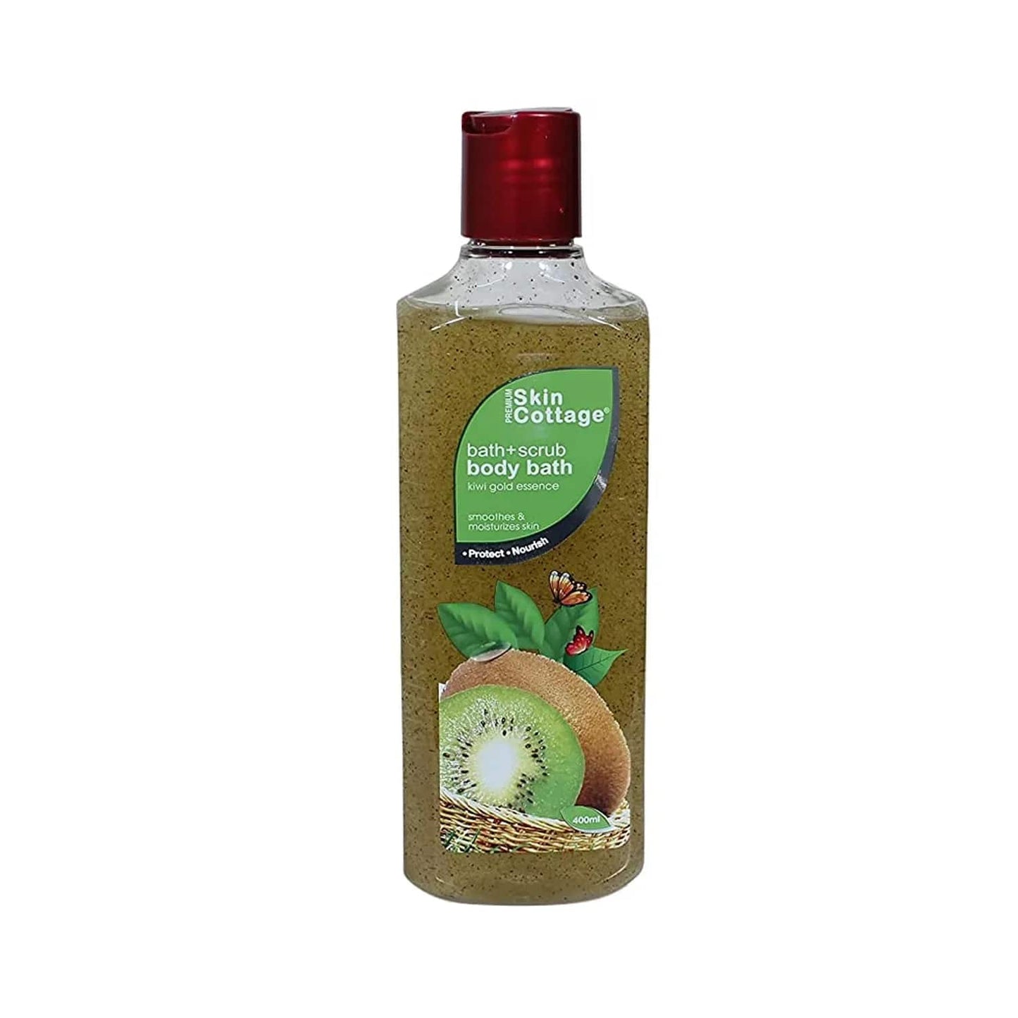 SKIN COTTAGE Kiwi Gold Essence Body Bath + Scrub (400ml)