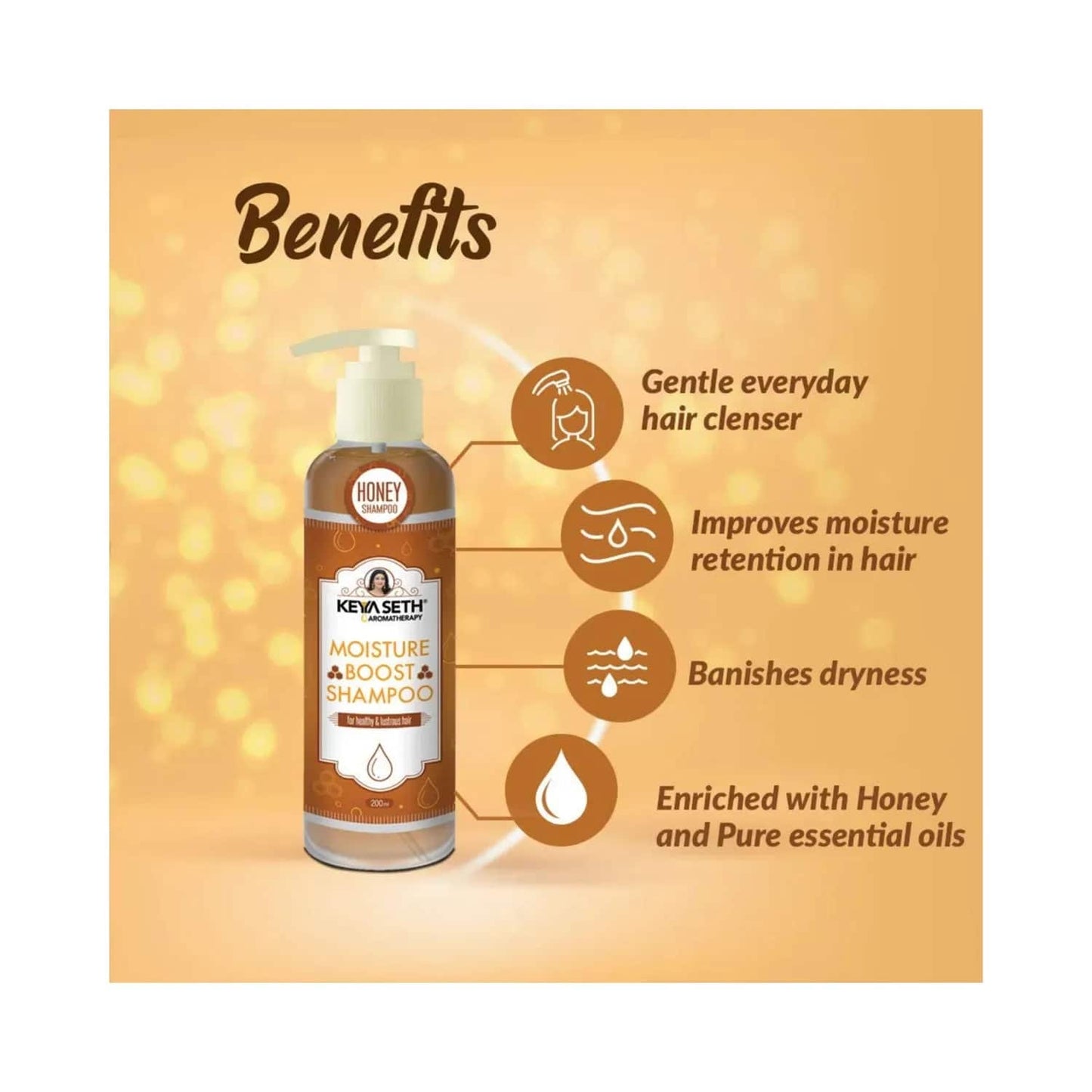 Keya Seth Aromatherapy Moisture Boost Shampoo (200ml)
