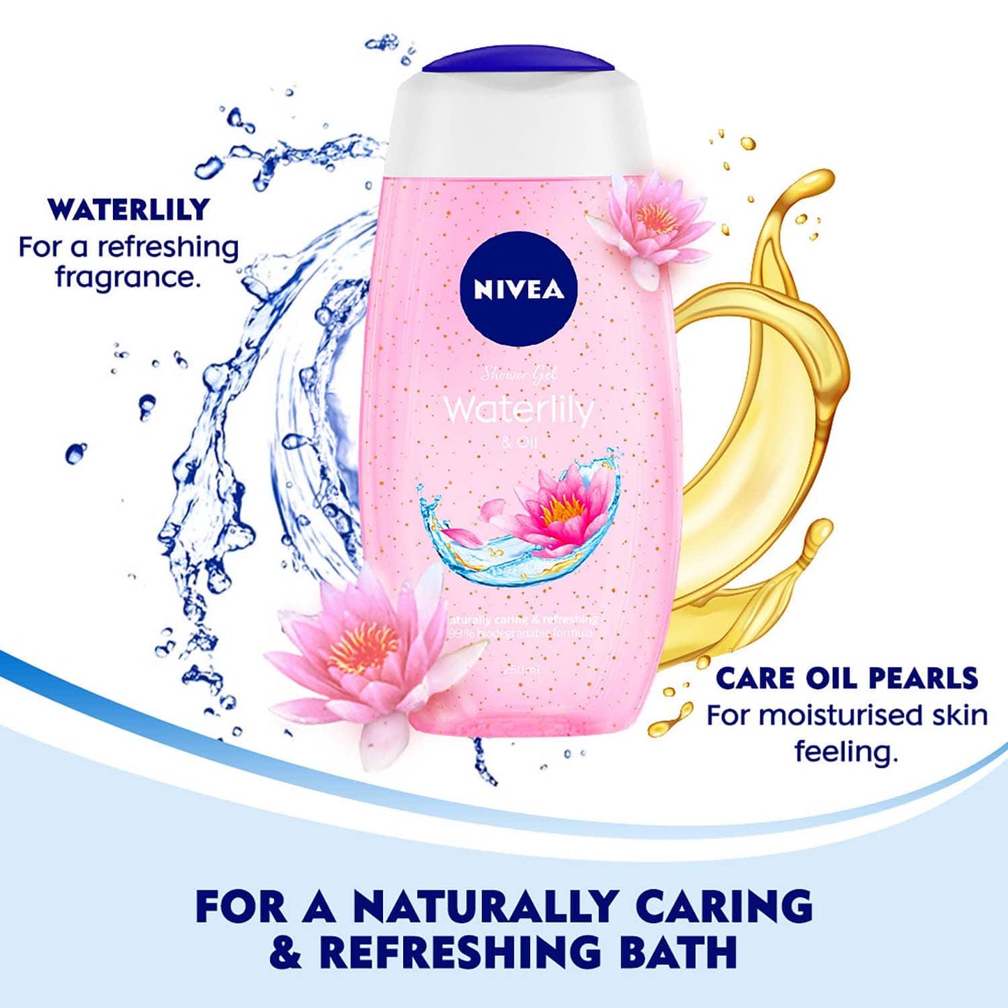 Nivea Water Lily & Oil Body Wash And Shower Gel (250ml)