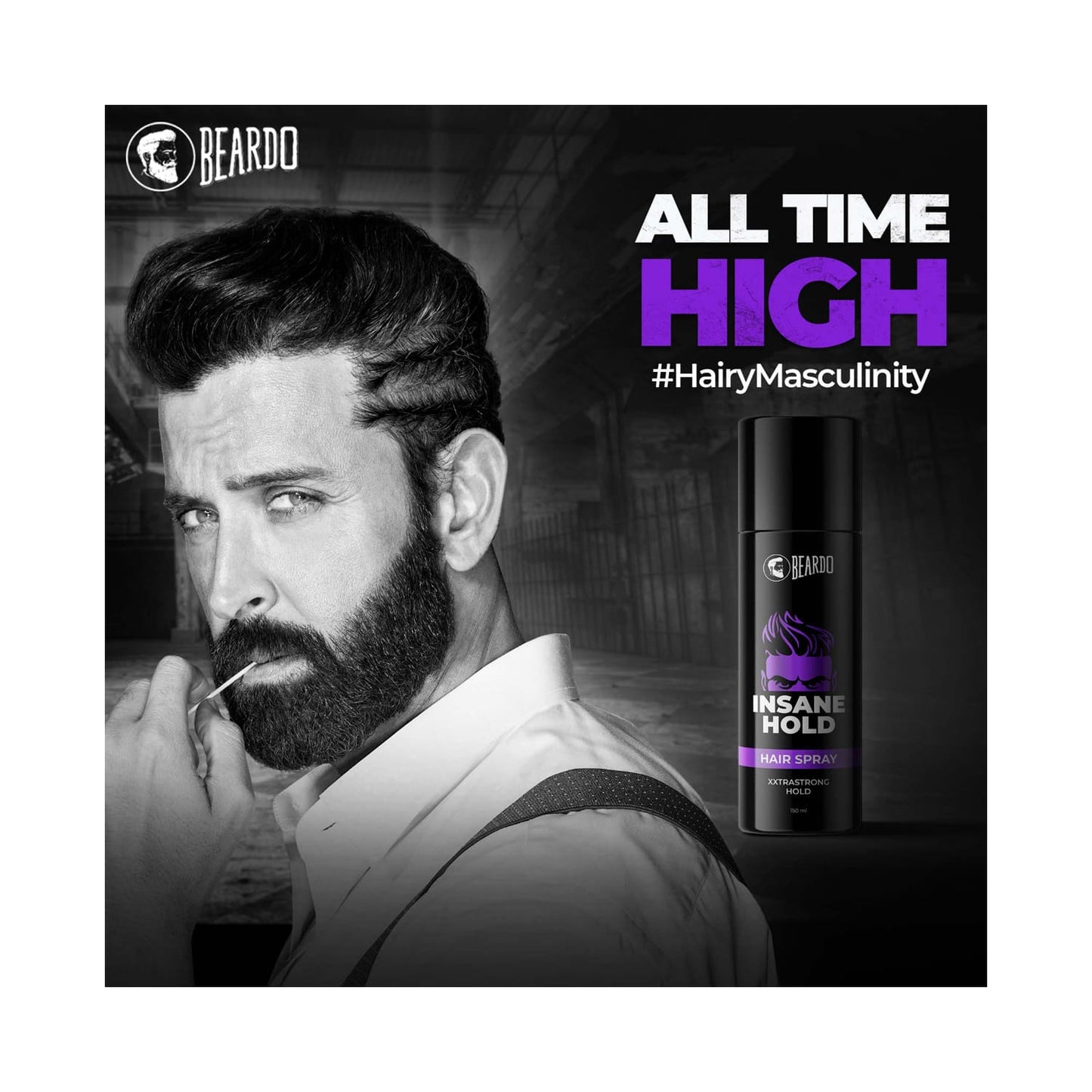 Beardo Insane Hold Hair Spray (150ml)