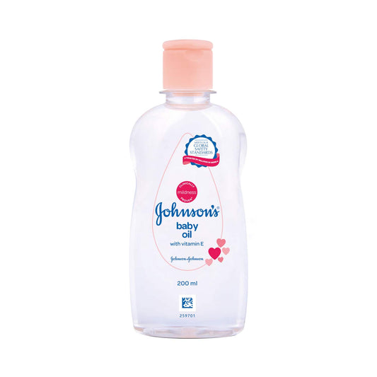 Johnson's Baby Oil With Vitamin E (200ml)