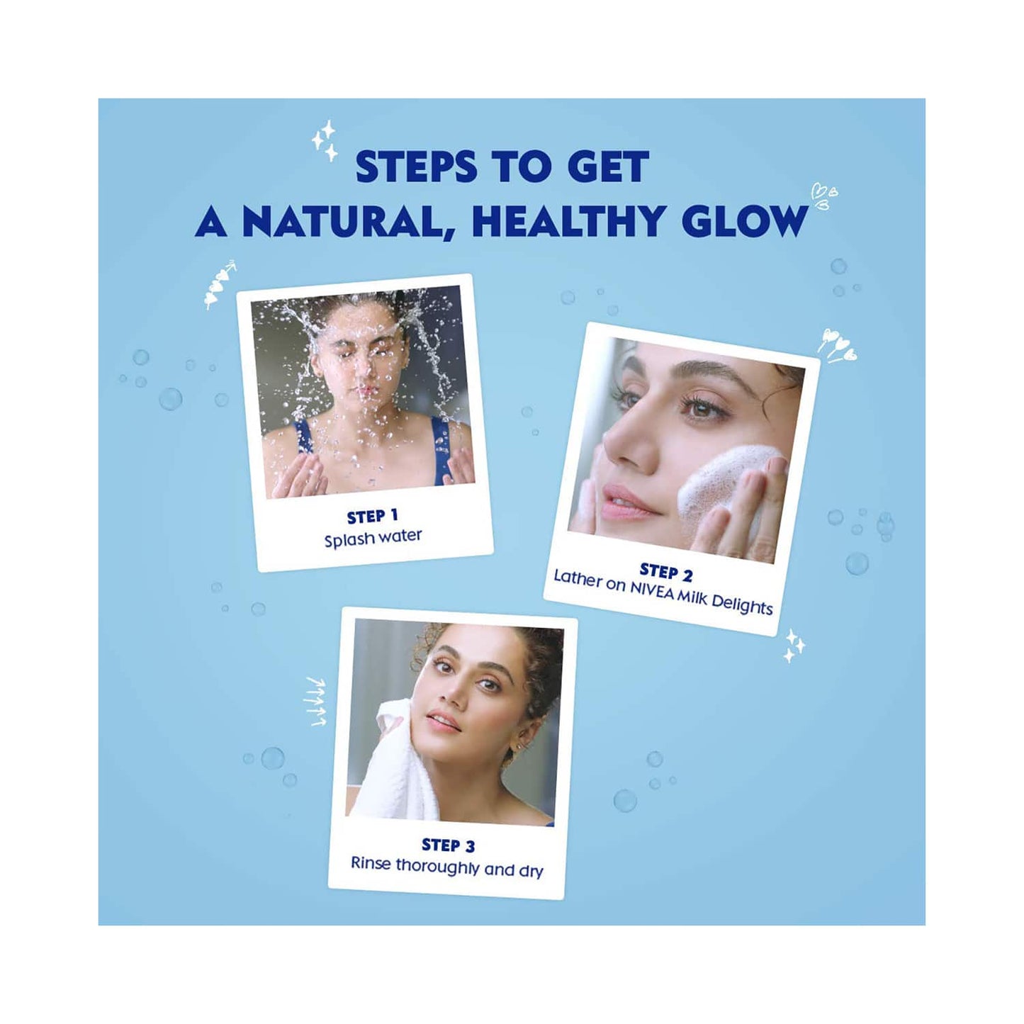 Nivea Milk Delights Turmeric Face Wash (50ml)