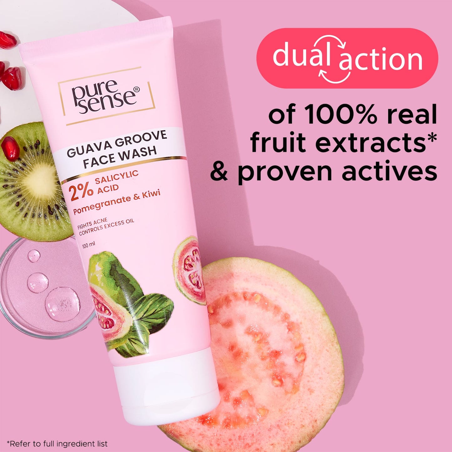 Pure Sense Guava Groove Face Wash (100 ml)