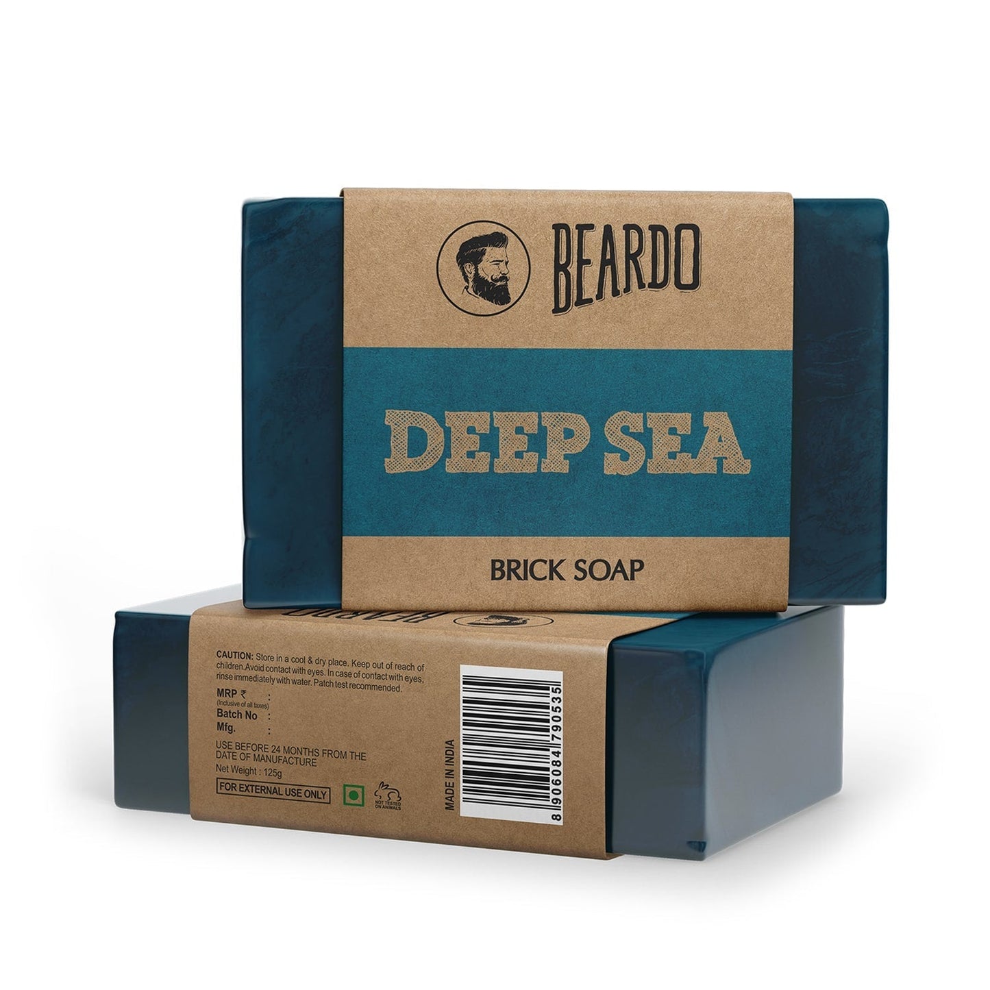 Beardo Deep Sea Bathing Brick Soap (125g)