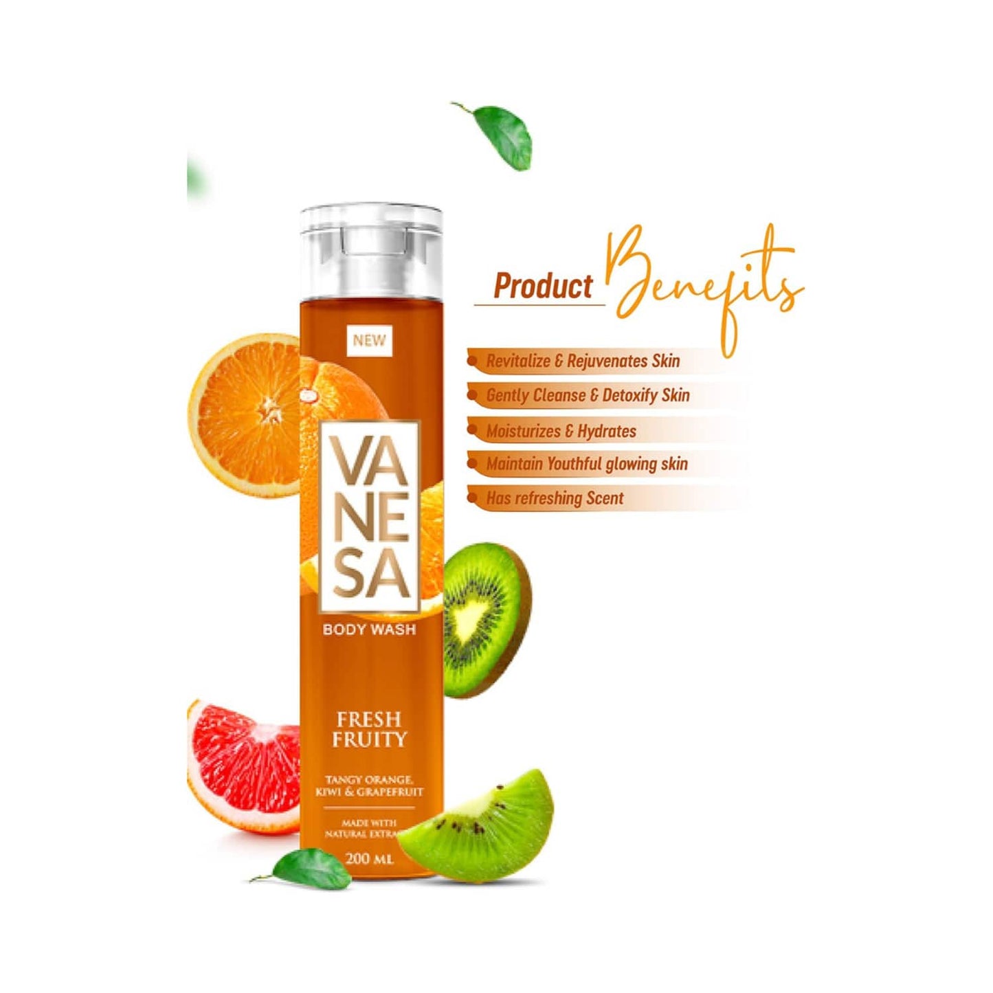 Vanesa Fresh Fruity Body Wash (200ml)