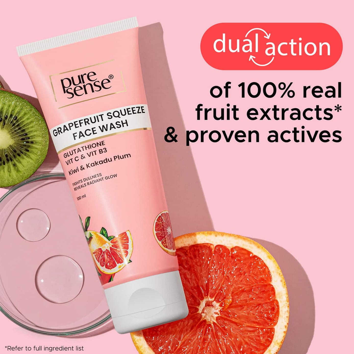 Pure Sense Grapefruit Squeeze Face Wash (100 ml)