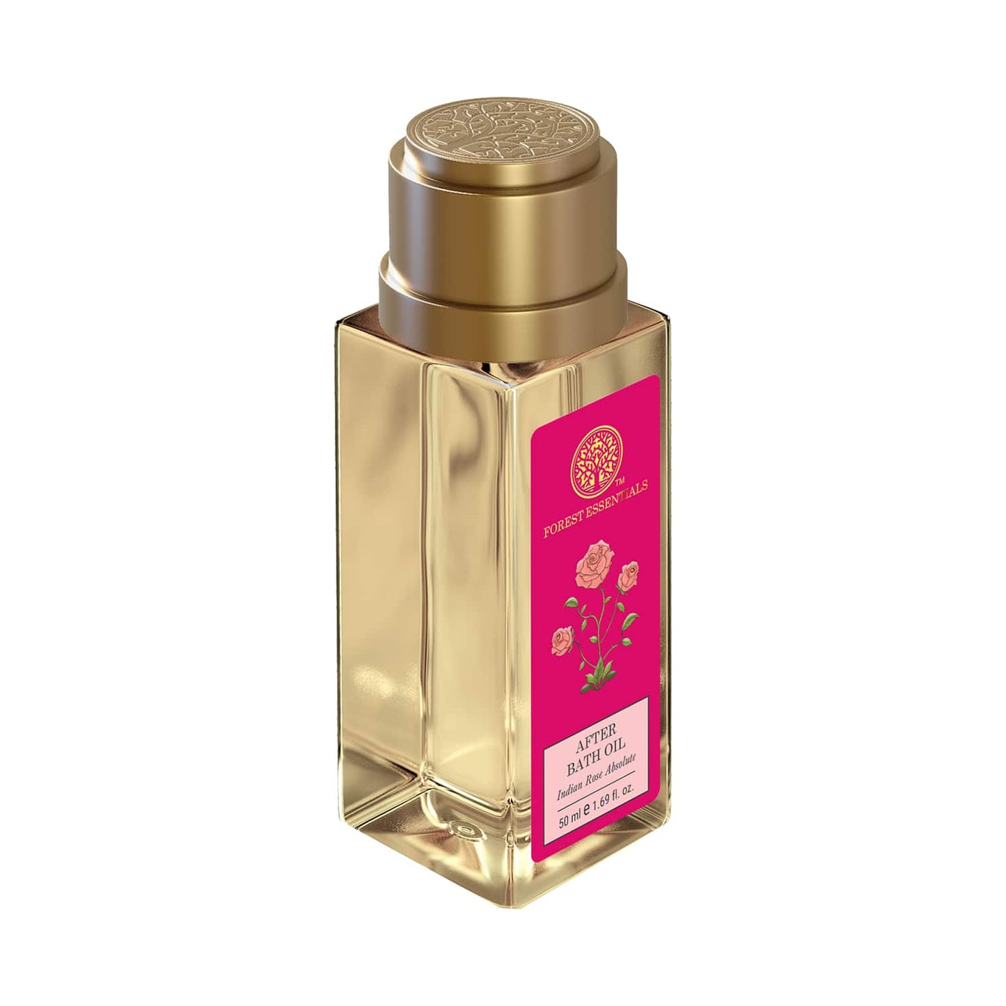 Forest Essentials Travel Size Indian Rose Absolute After Bath Oil (50ml)