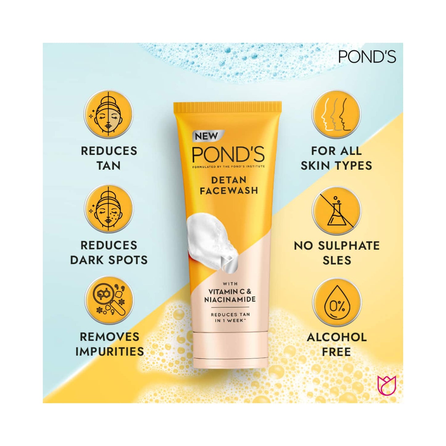 Pond's Detan Facewash (100g)