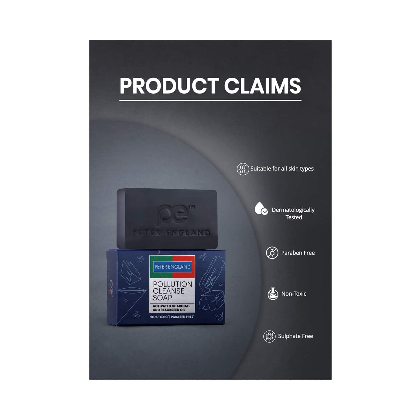 Peter England Pollution Cleanse Soap (3pcs)