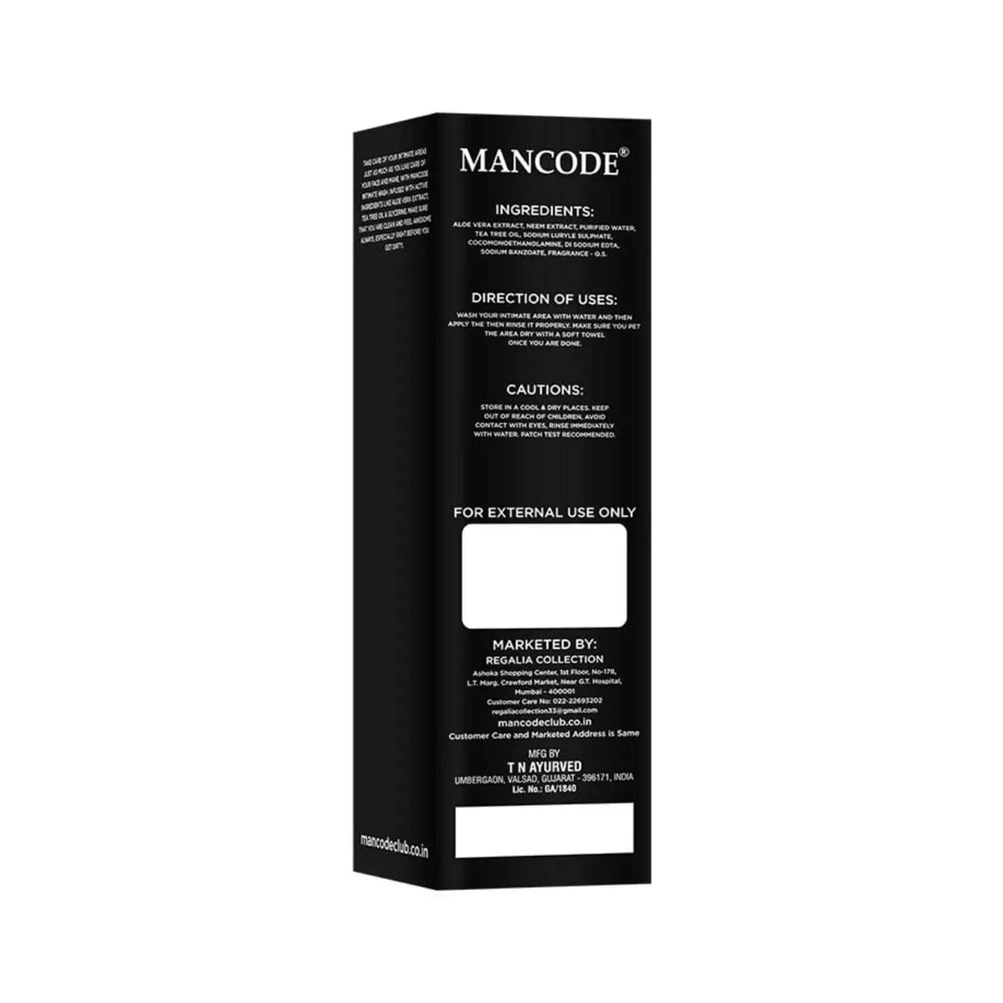 Mancode Intimate Wash - (100ml)
