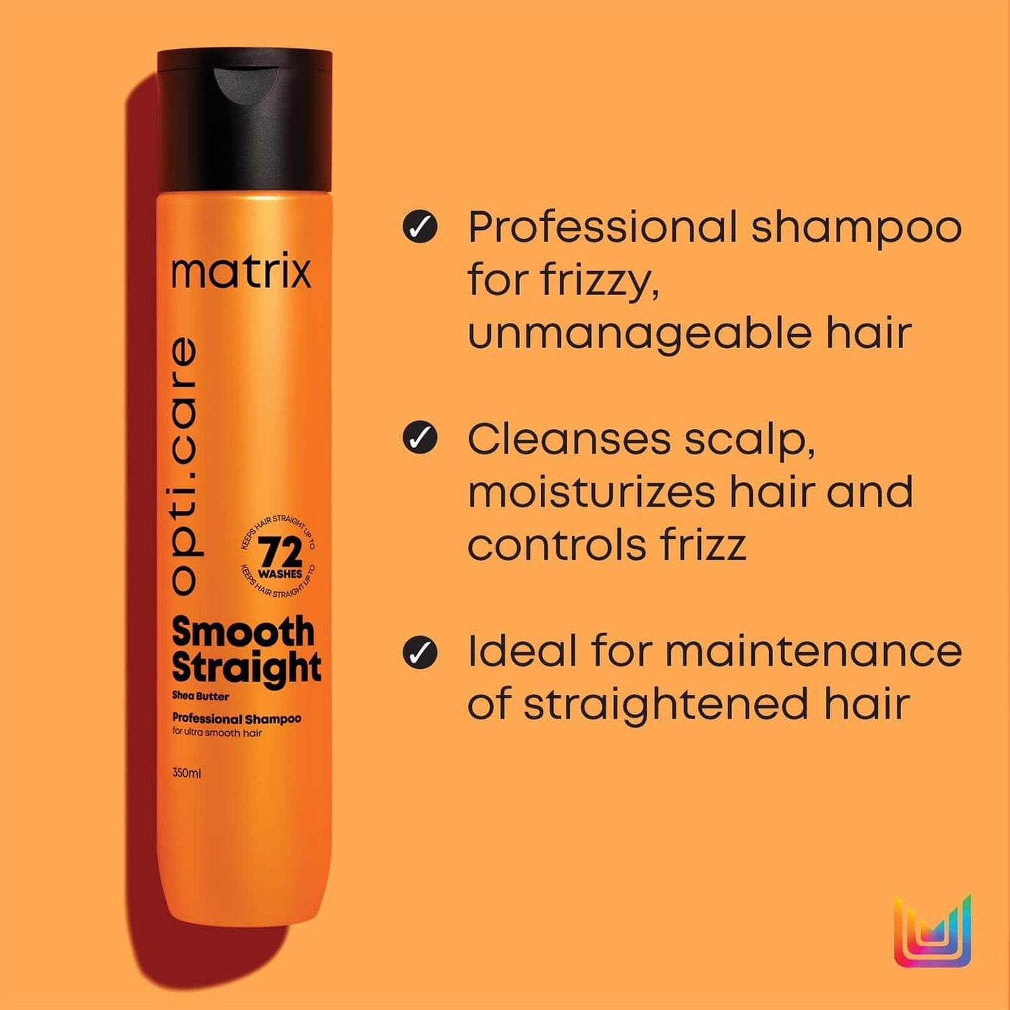 Matrix Opti Care Smooth Straight Professional Shampoo (350ml)