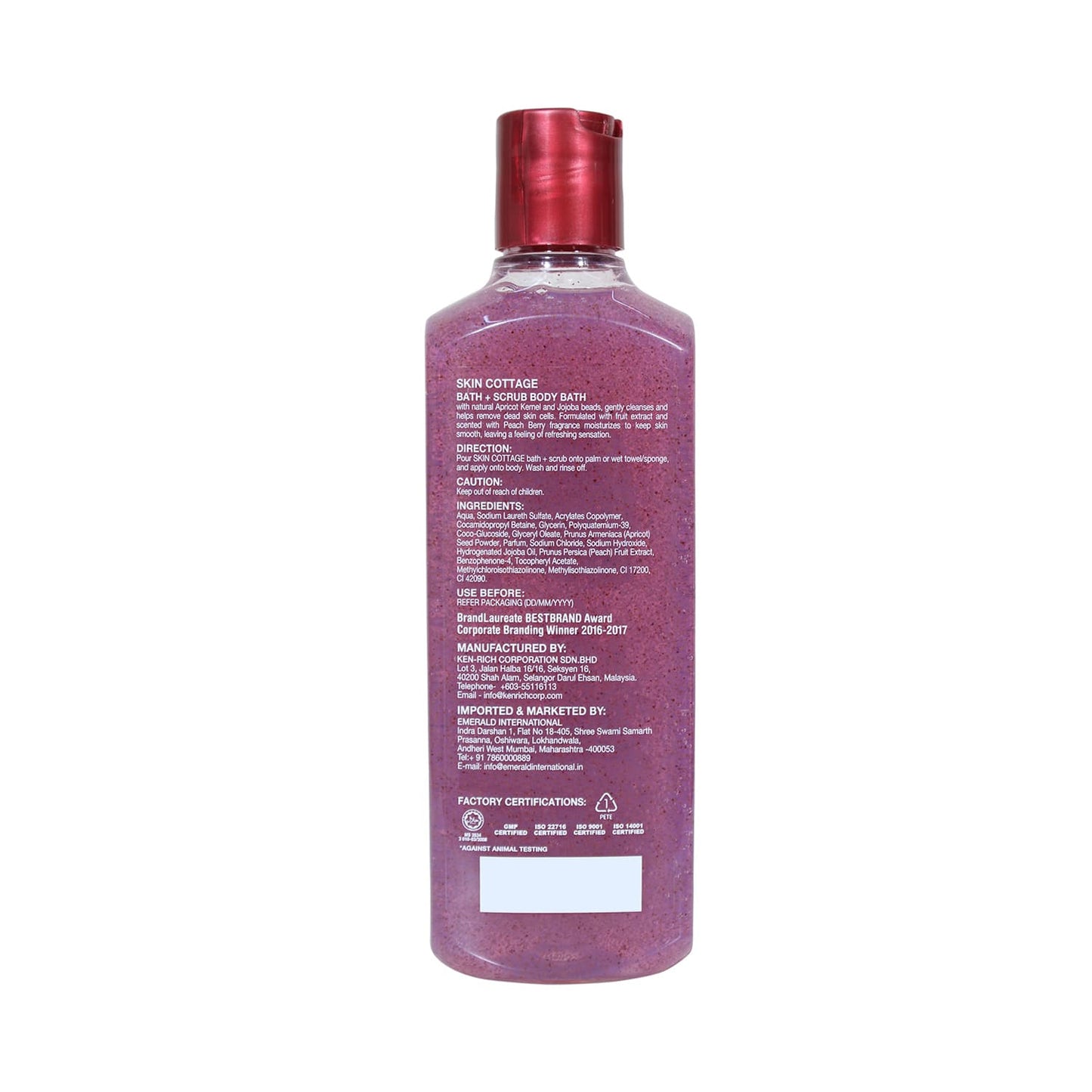 SKIN COTTAGE Lavender Peach Body Bath + Scrub (400ml)