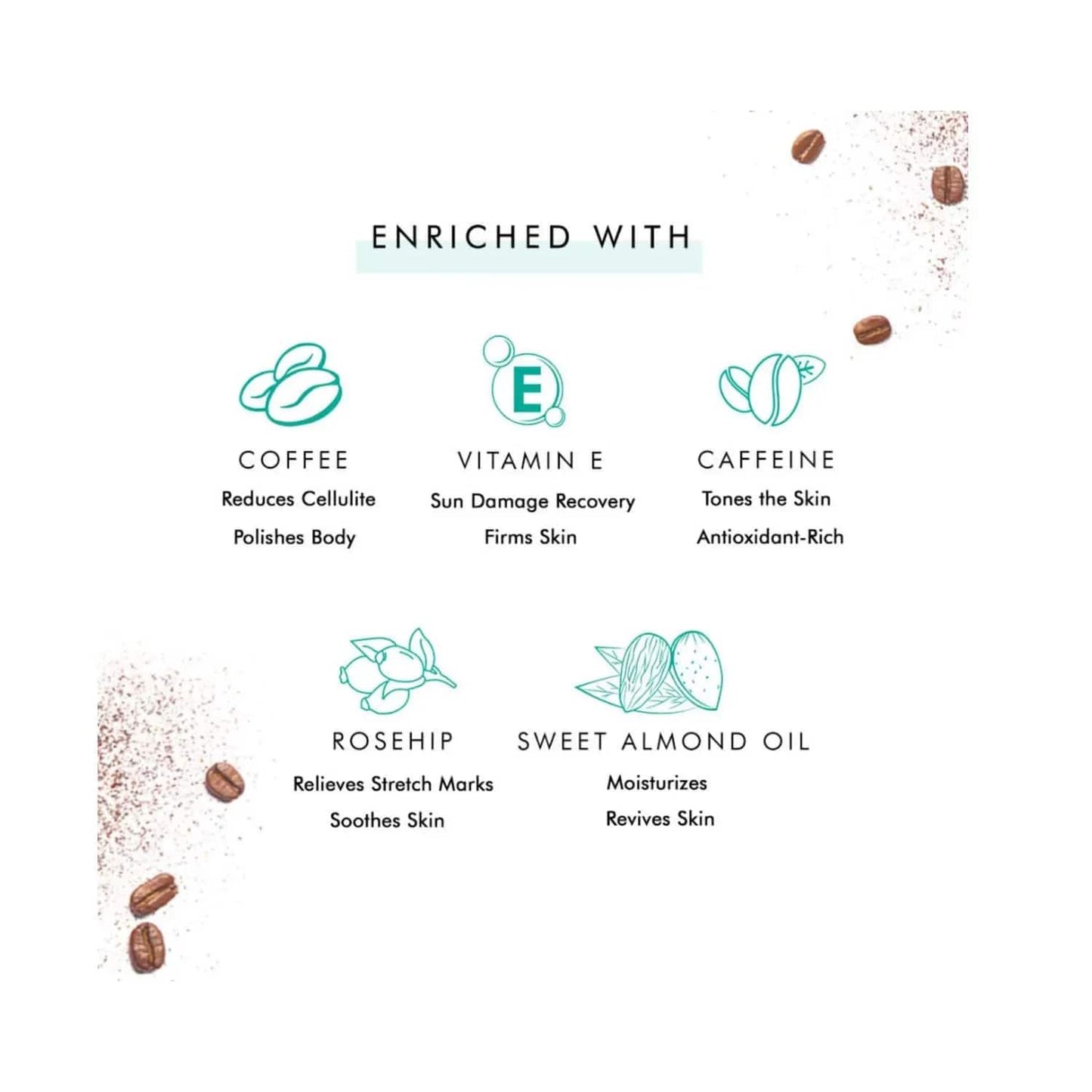 mCaffeine Naked & Raw Coffee Body Polishing Oil - (100ml)