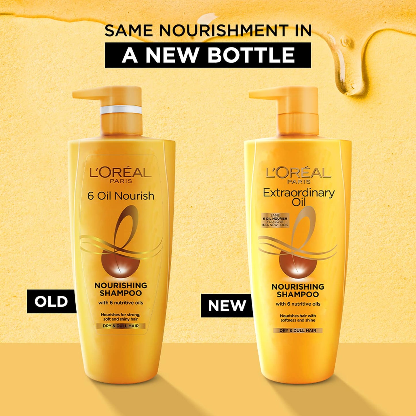 L'Oreal Paris Extraordinary Oil Nourishing Shampoo for Dry & Dull Hair (1000ml)