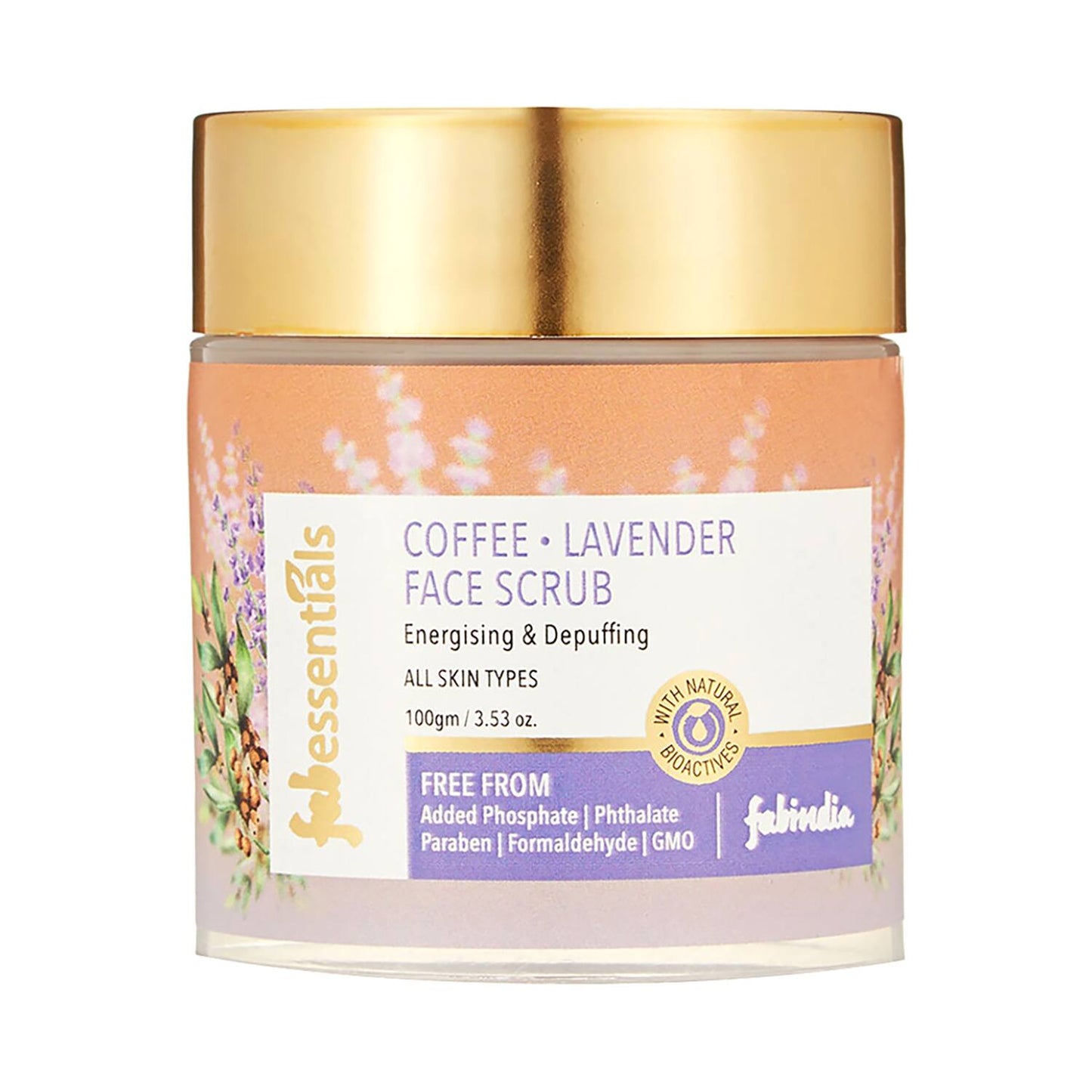 Fabessentials by Fabindia Coffee Lavender Face Scrub (100g)