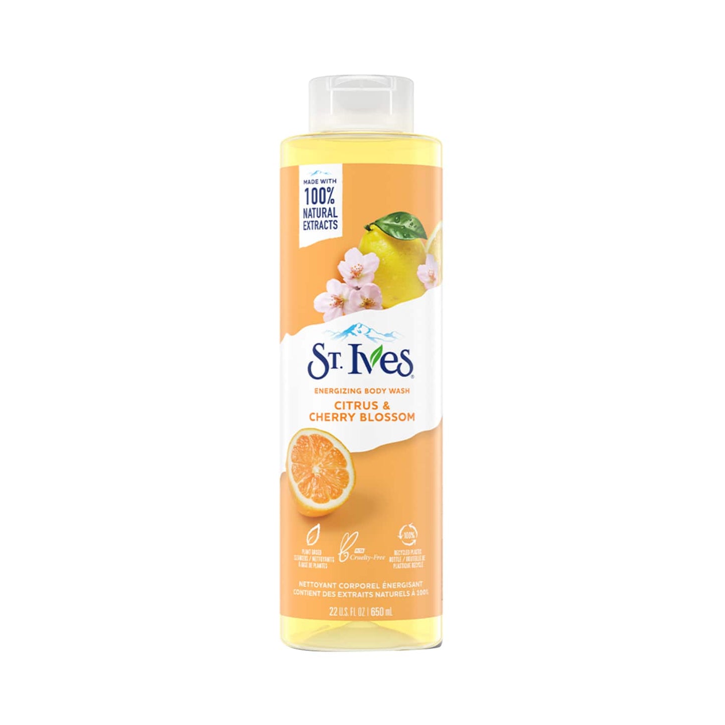 St. Ives Soothing Citrus & Cherry Blossom Shower Gel (650ml)