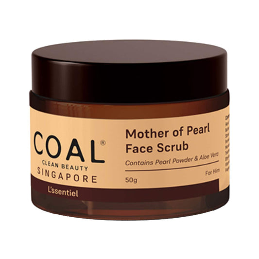 COAL CLEAN BEAUTY Mother of Pearl Face Scrub For Him (50g)