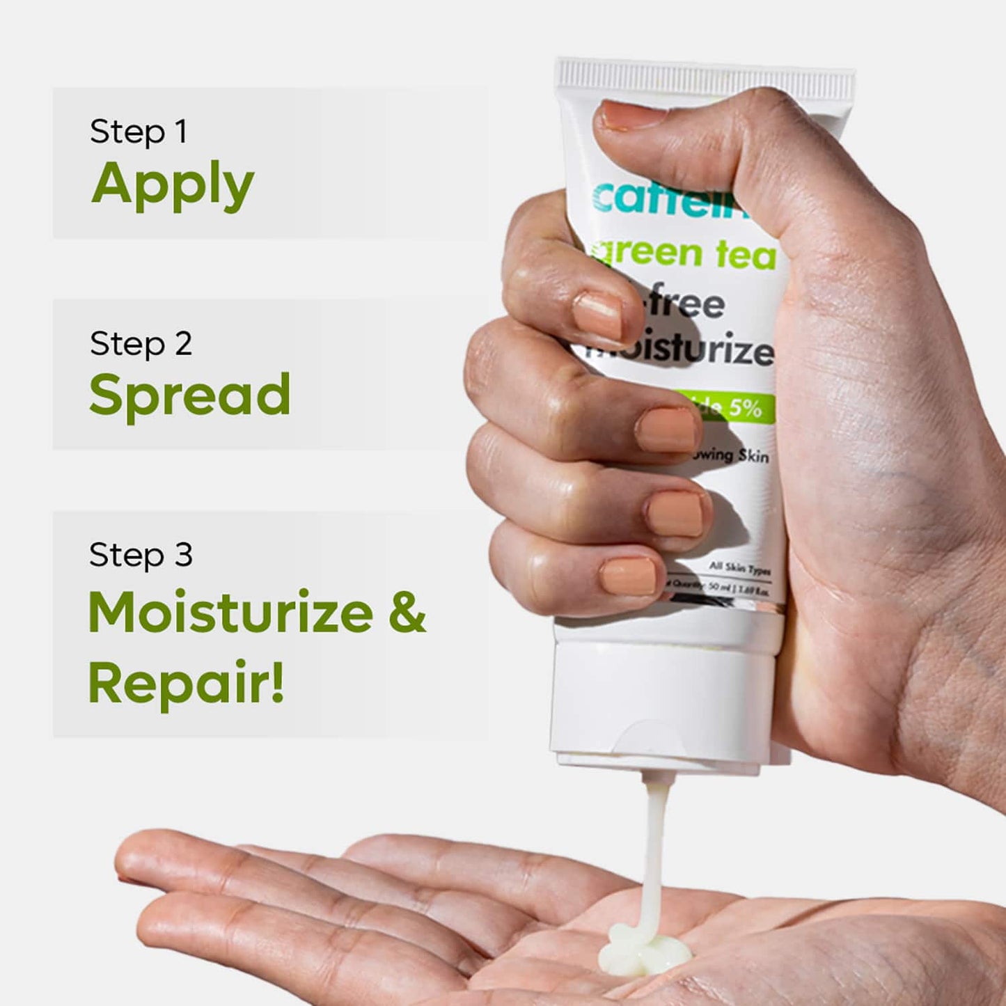 mCaffeine Green Tea Oil-Free Moisturizer with Niacinamide 5% (50ml)