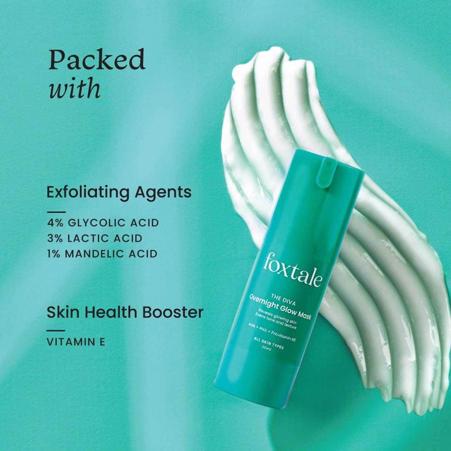 Foxtale The Diva Over Night Glow Mask (30ml)