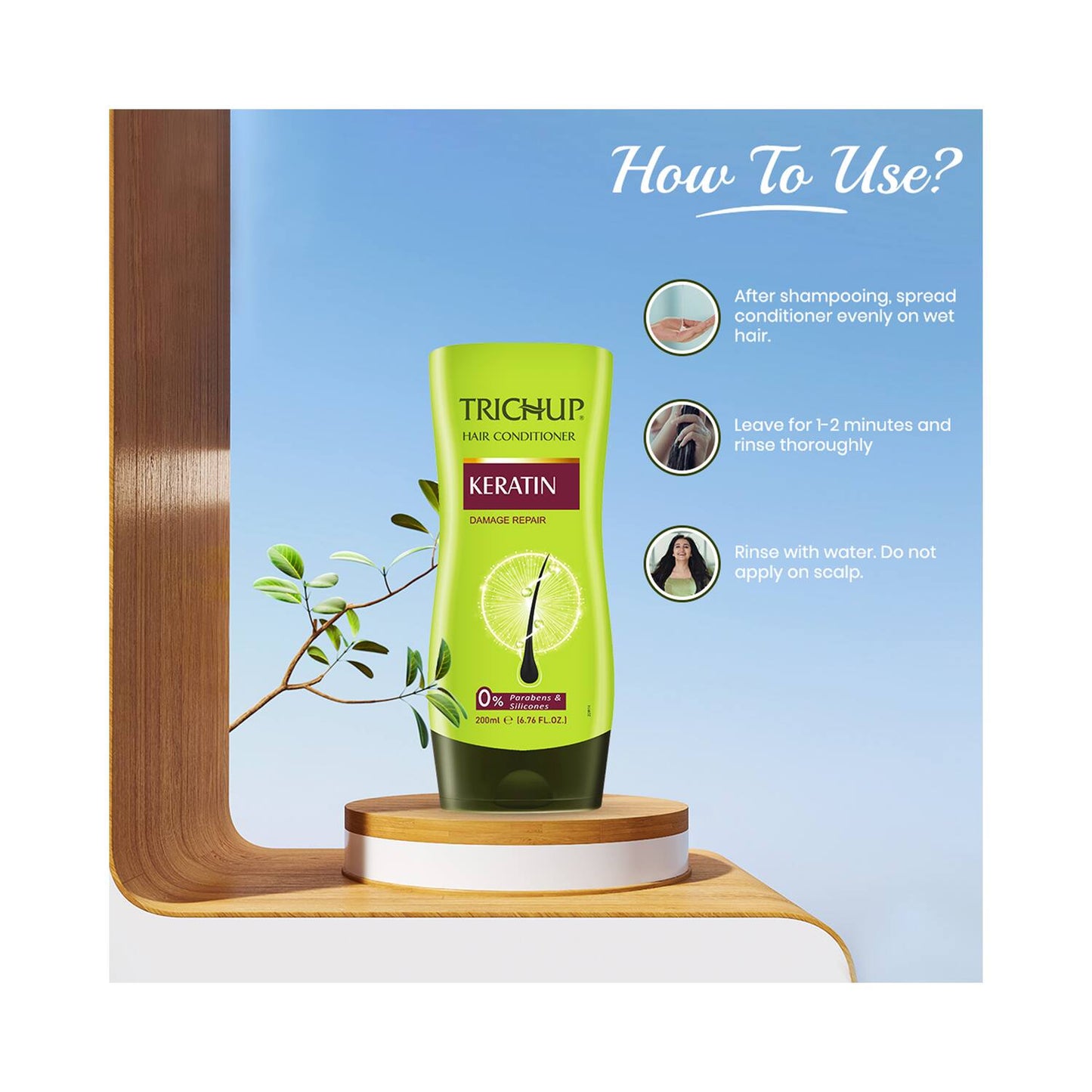 Trichup Keratin Hair Conditioner (200ml)