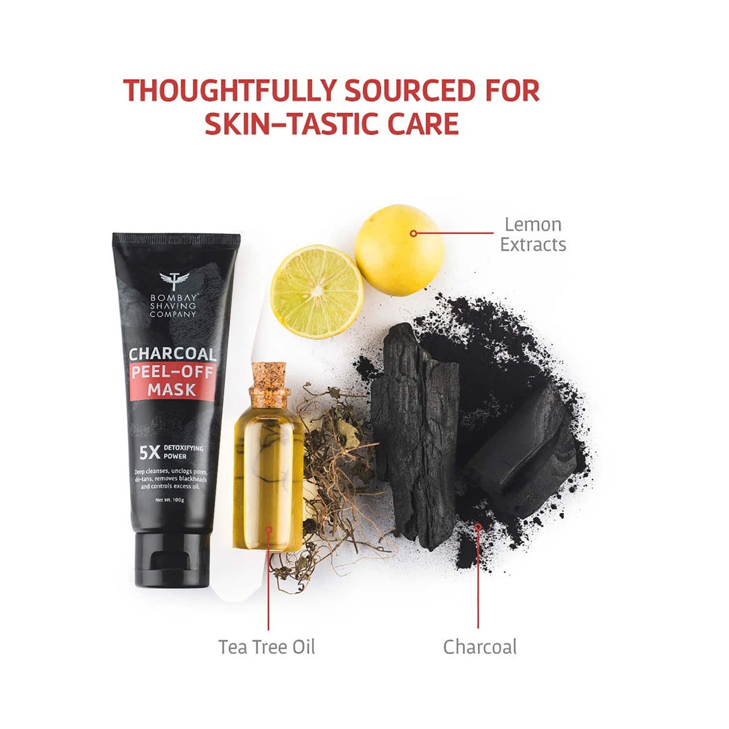 Bombay Shaving Company Activated Charcoal Peel Off Mask (100g)