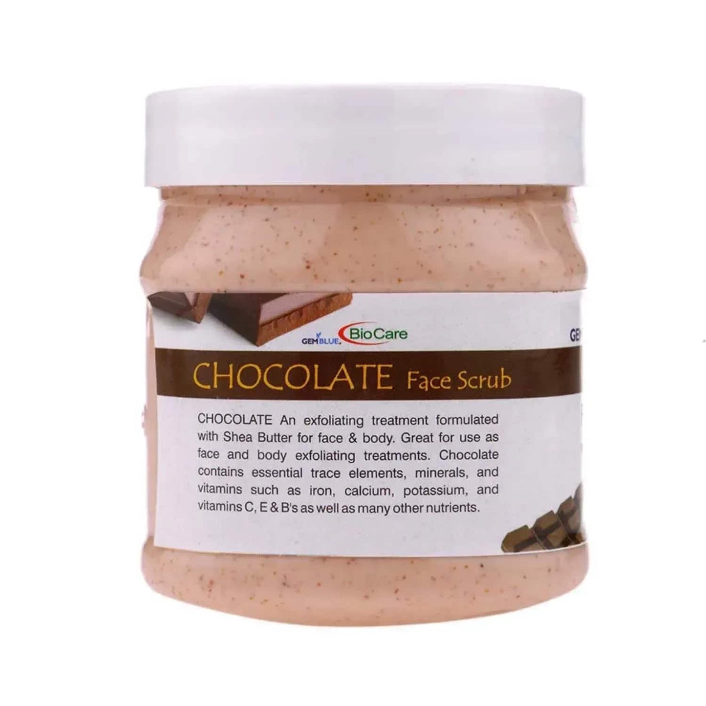 Gemblue Biocare Chocolate Face Scrub - (500ml)