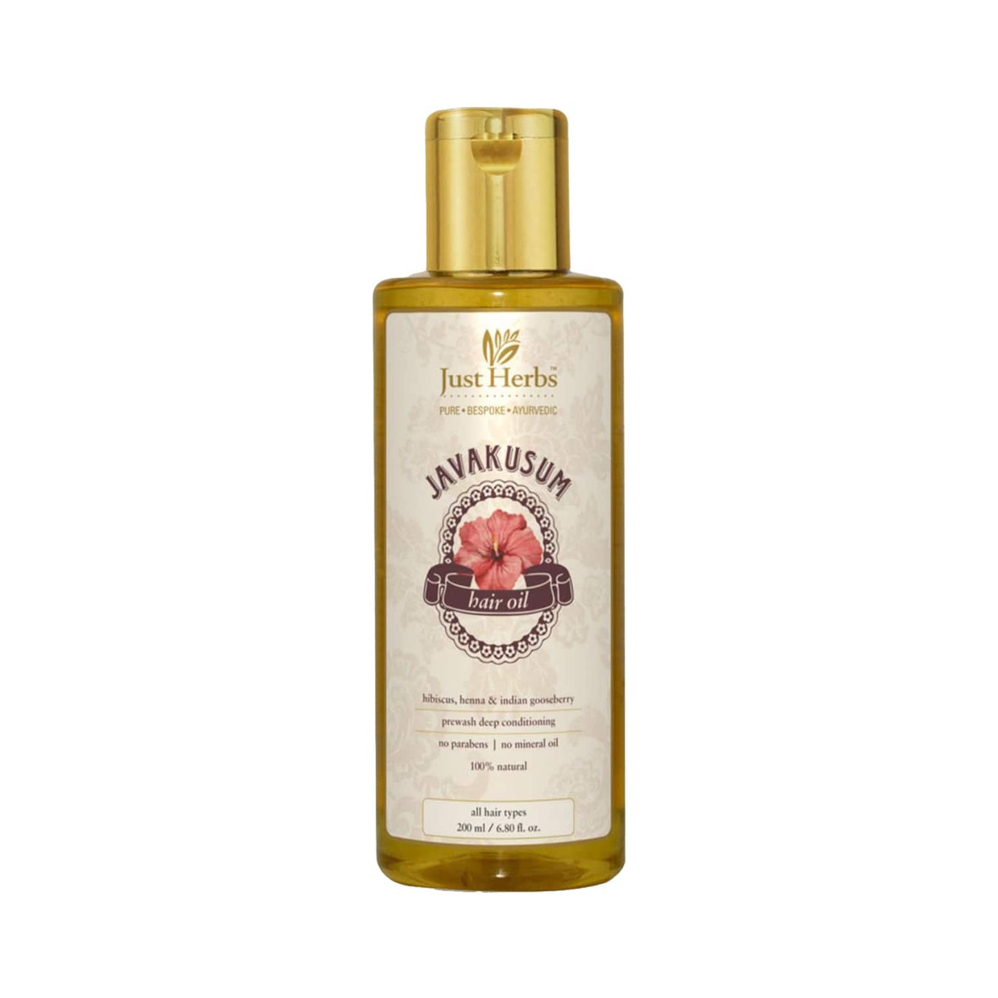 Just Herbs Javakusum Anti Dandruff & Hairfall Control Hair Oil (200ml)