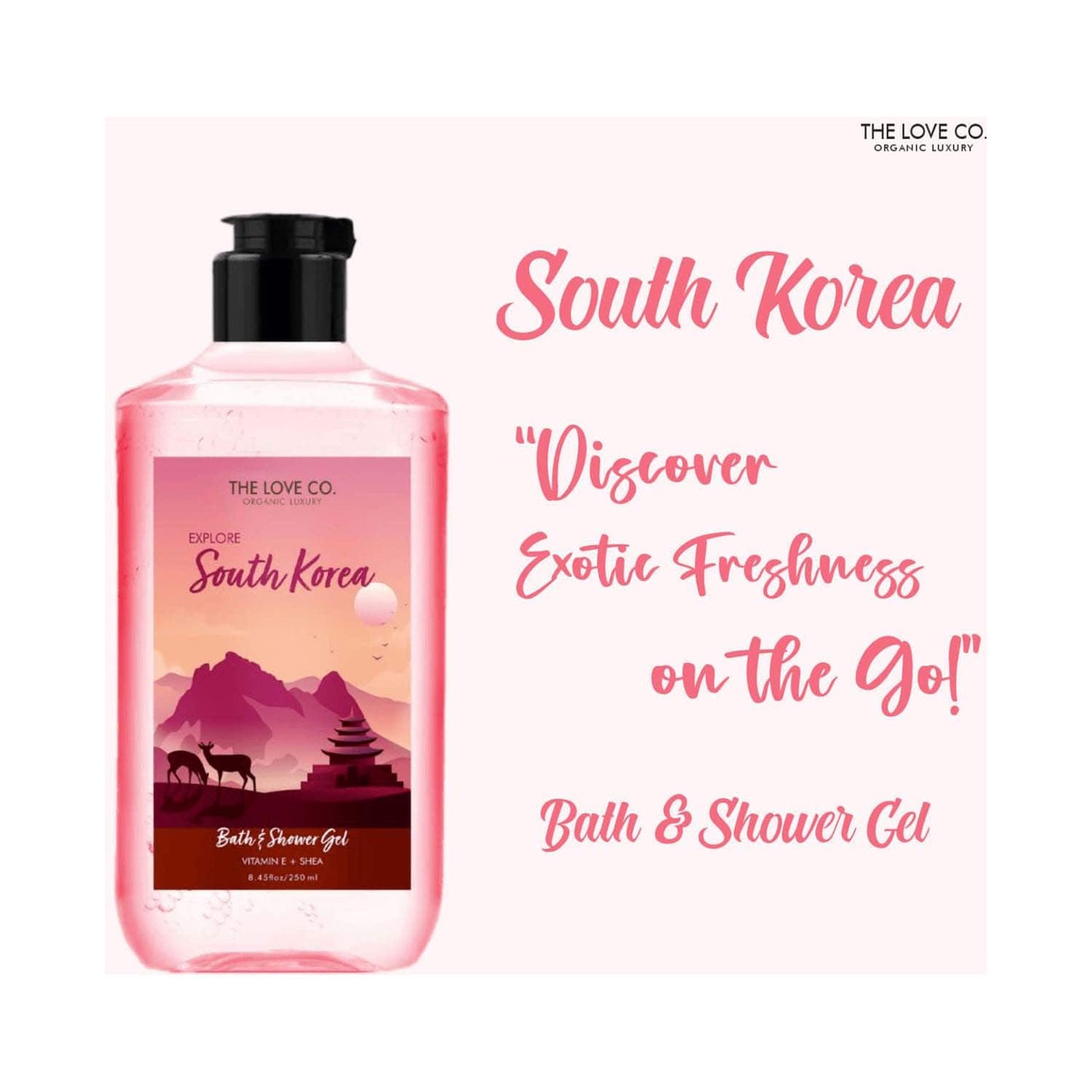 THE LOVE CO. South Korea Body and Shower Gel (250ml)