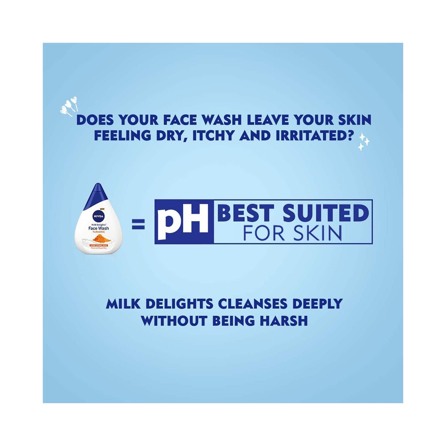 Nivea Milk Delights Turmeric Face Wash (50ml)