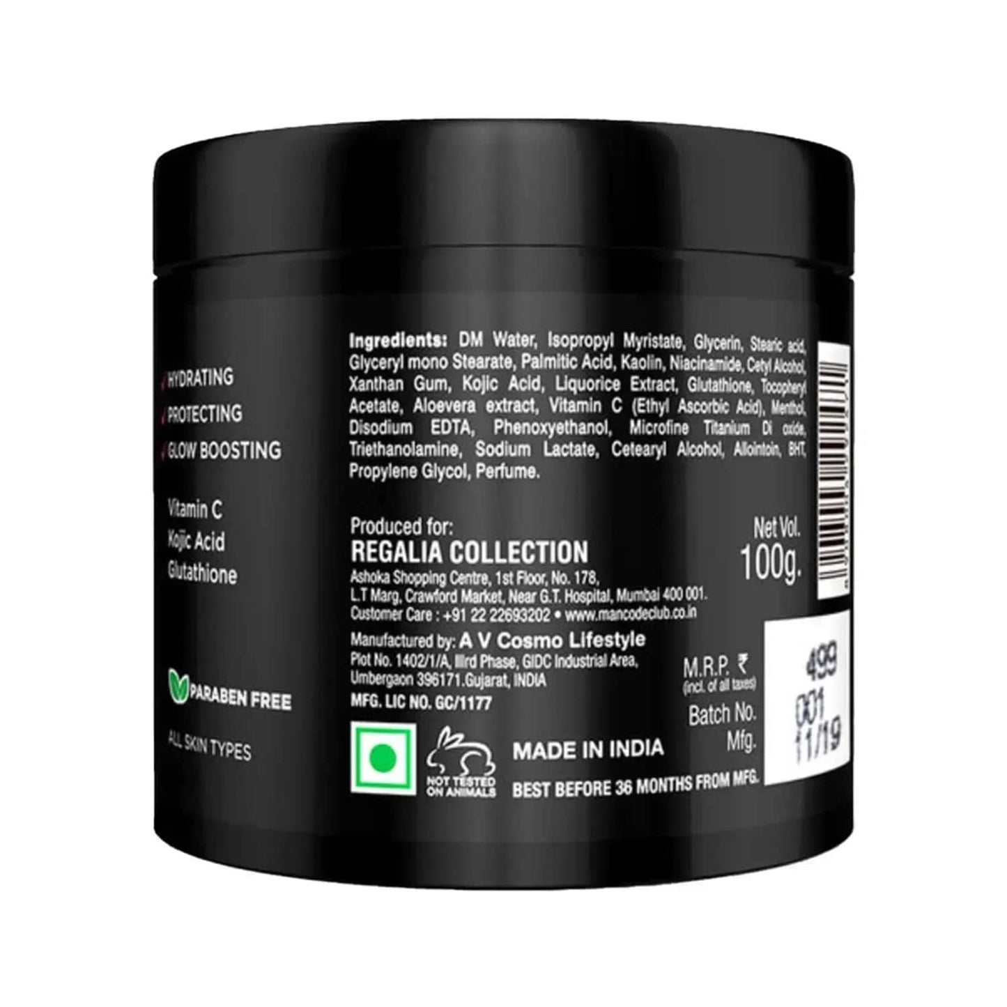 Mancode Whitening Face Cream - (100g)