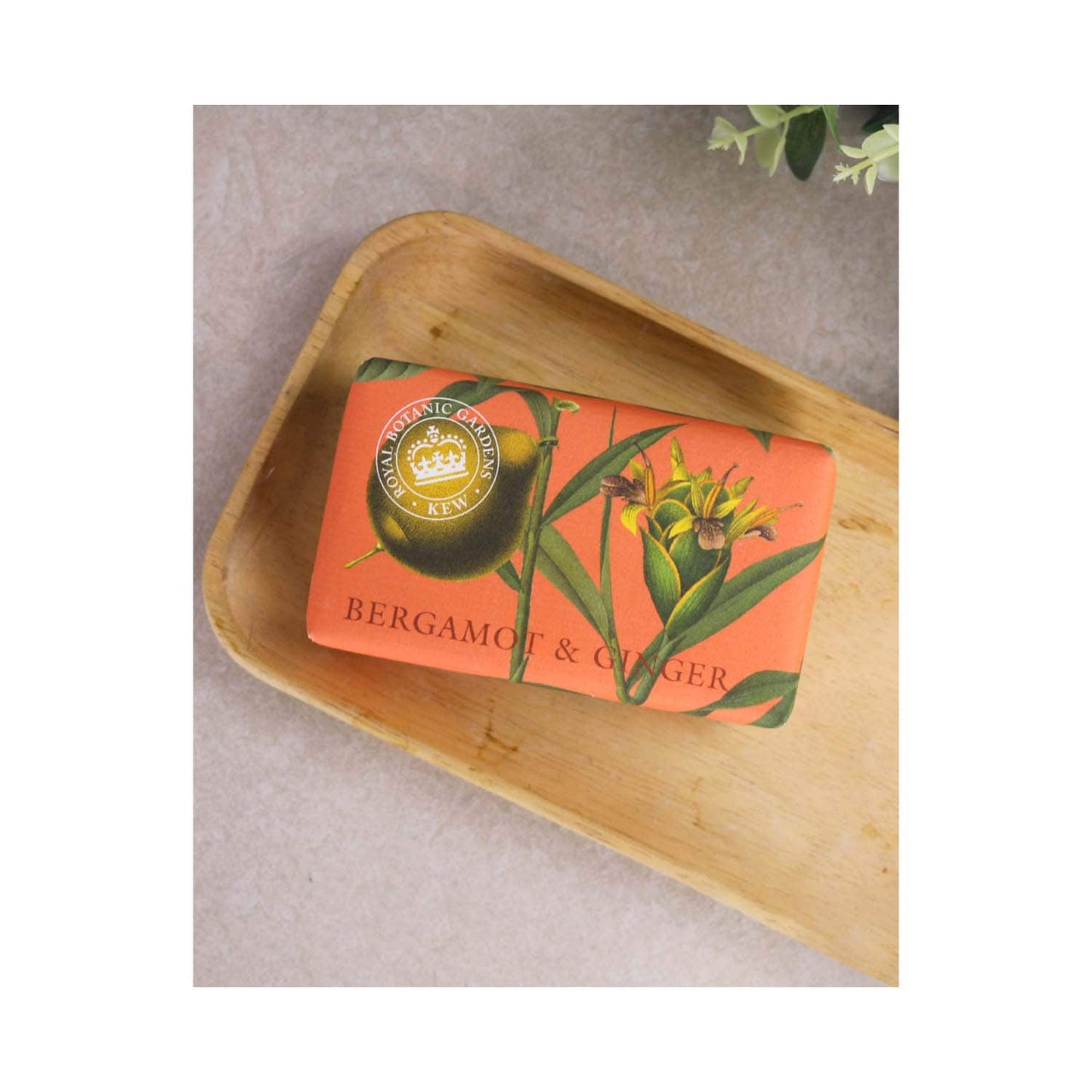 The English Soap Company Royal Botanic Gardens Kew Bergamot & Ginger Soap (240g)