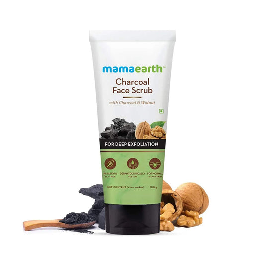 Mamaearth Charcoal Face Scrub (100g)