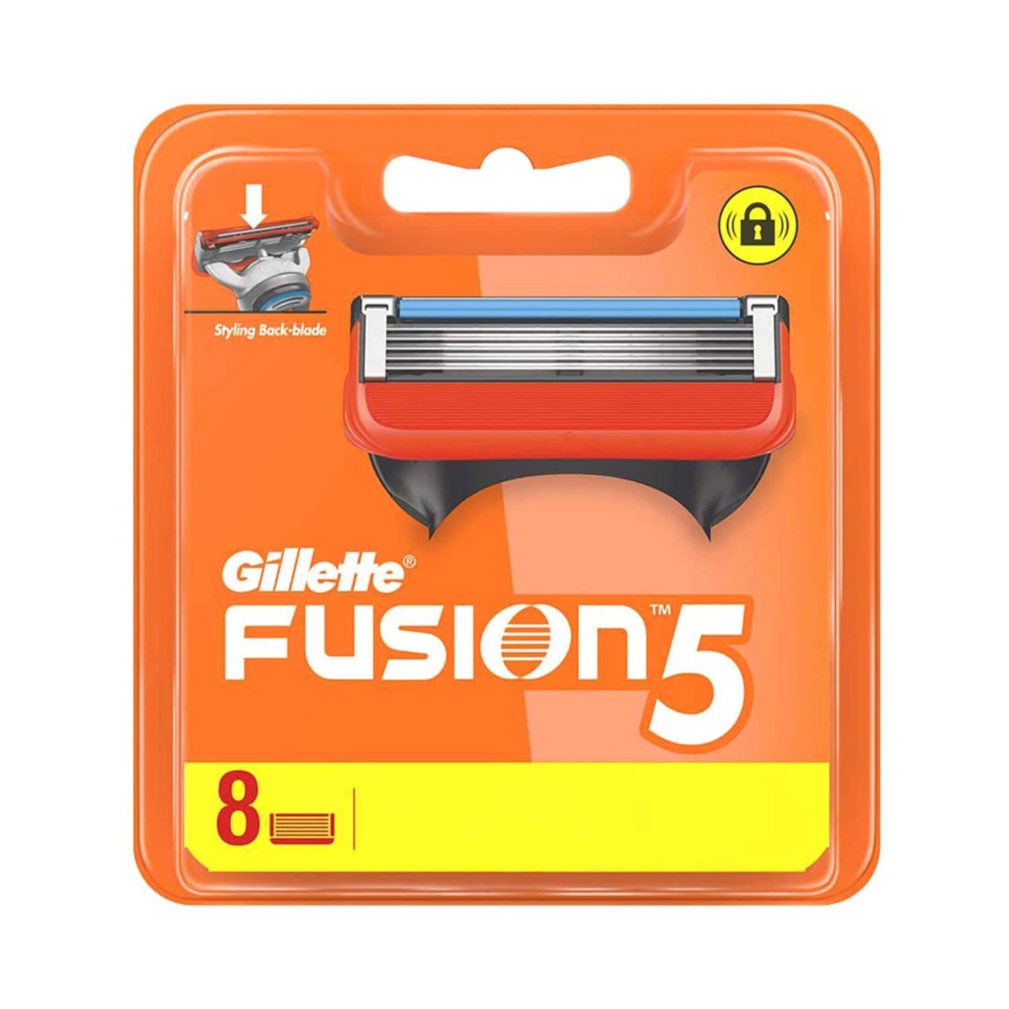 Gillette Fusion Manual Blades for Perfect Shave and Perfect Beard Shape (8Pcs)