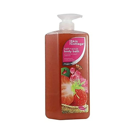 SKIN COTTAGE Strawberry Yogurt Essence Body Bath + Scrub (1000ml)