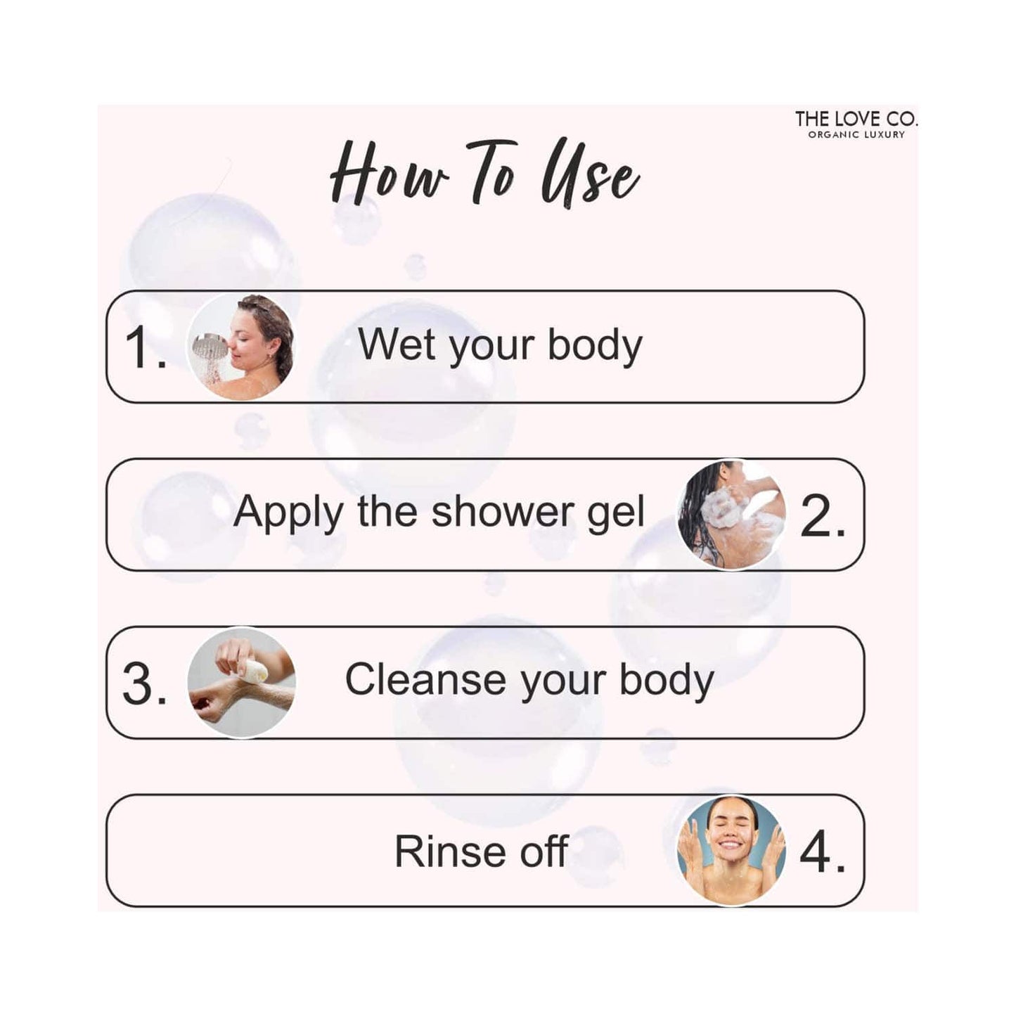 THE LOVE CO. South Korea Body and Shower Gel (250ml)